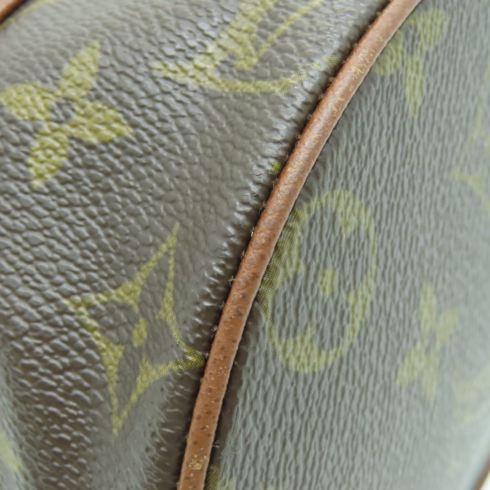 LOUIS VUITTON Monogram Papillon PM金扣肩背袋啡色
