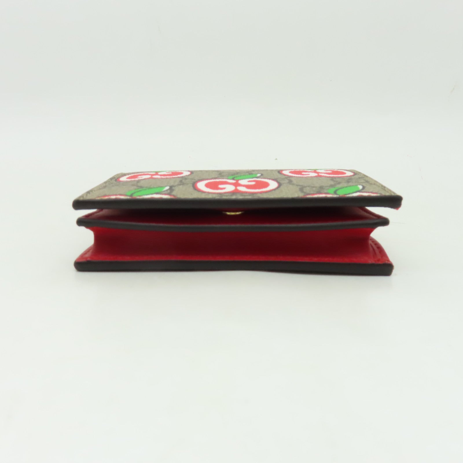 GUCCI 塗層帆布Wallet金扣錢包啡色