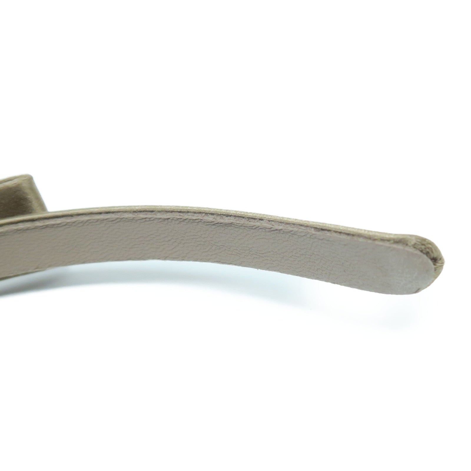 Valentino 牛皮皮革Headband頭箍金色