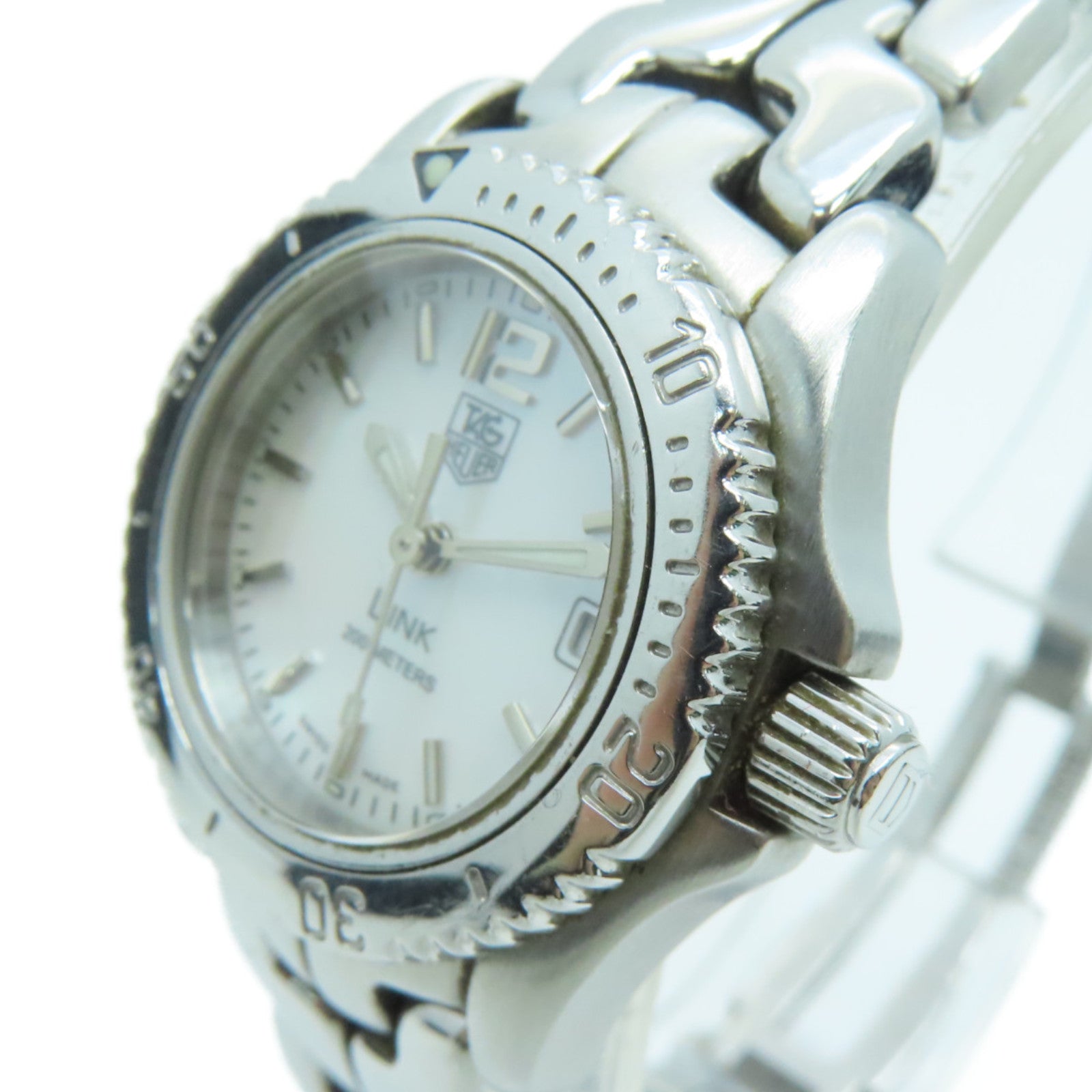 TAG HEUER [Sharp Discount] Tag Heuer Link Stainless Steel Quartz Watch Shell Color