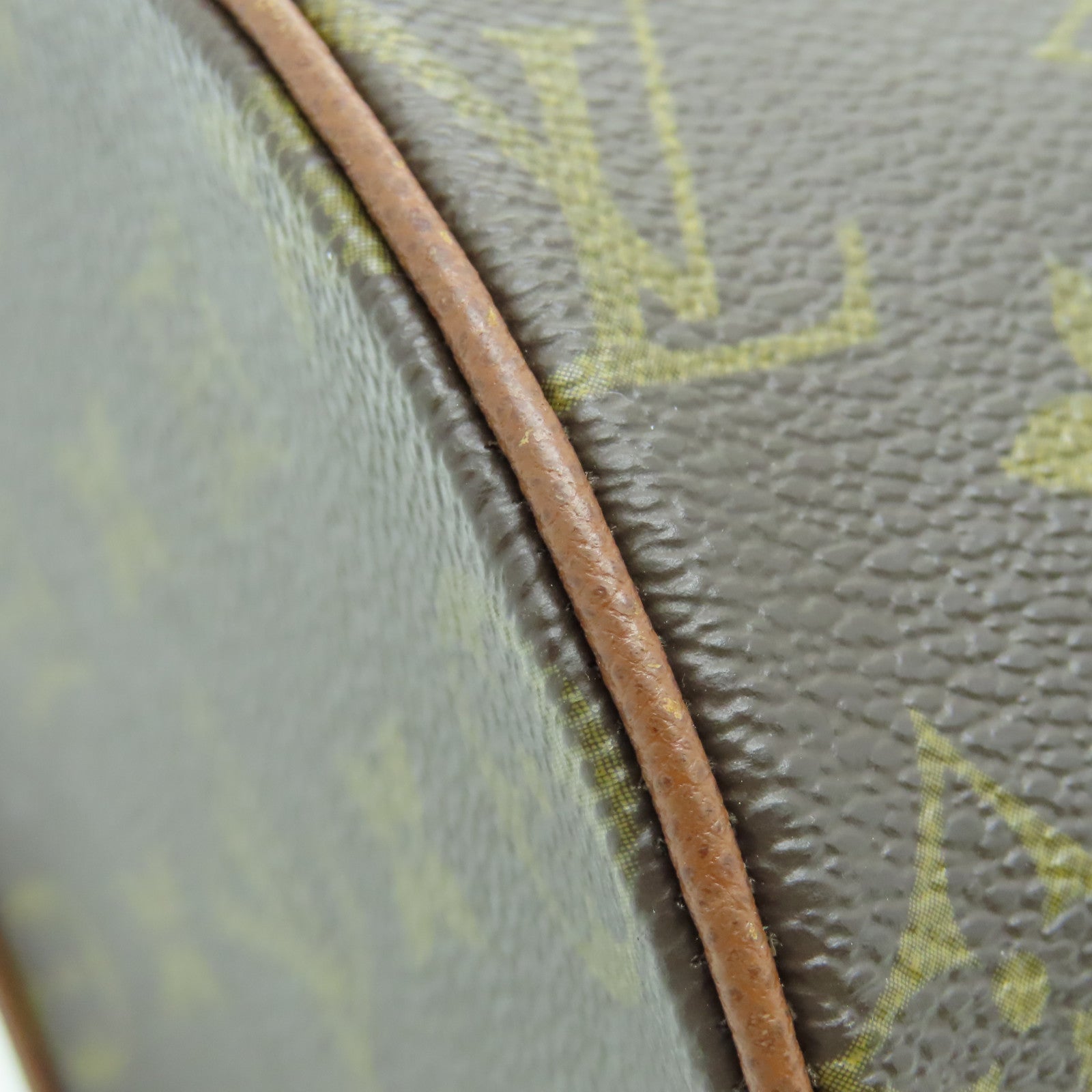 LOUIS VUITTON Monogram Papillon PM金扣肩背袋啡色