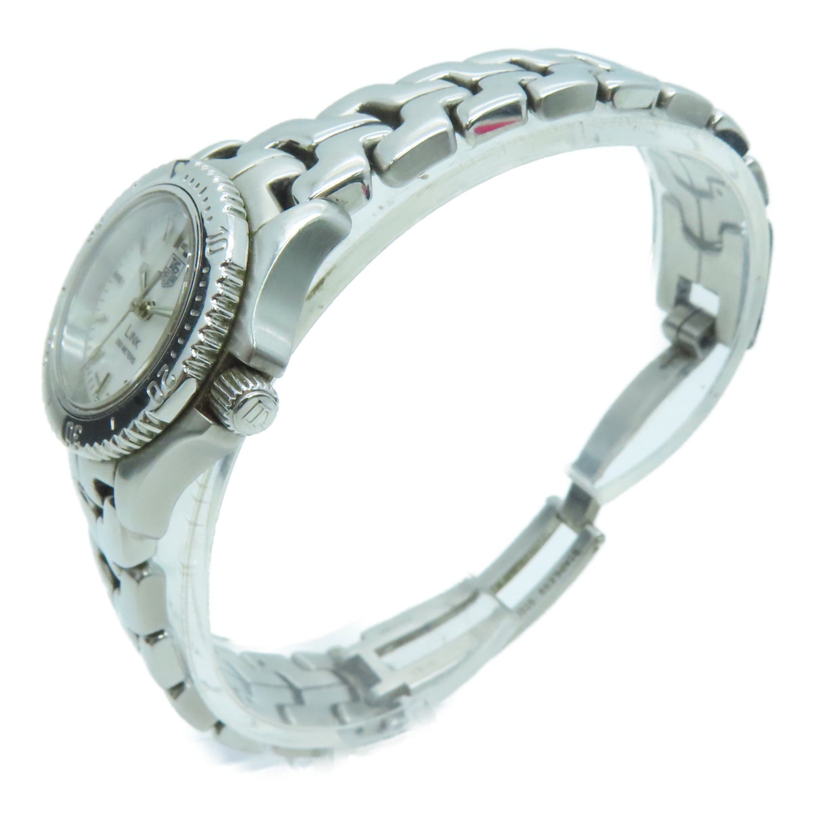 TAG HEUER [Sharp Discount] Tag Heuer Link Stainless Steel Quartz Watch Shell Color