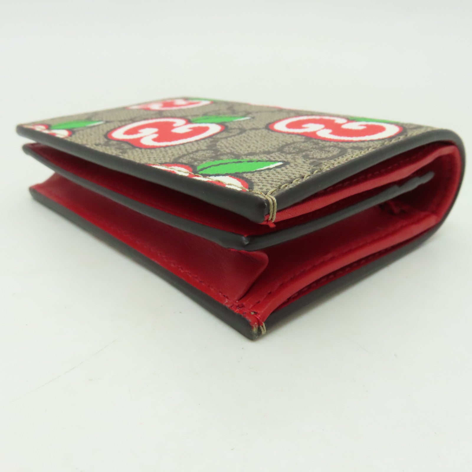 GUCCI 塗層帆布Wallet金扣錢包啡色