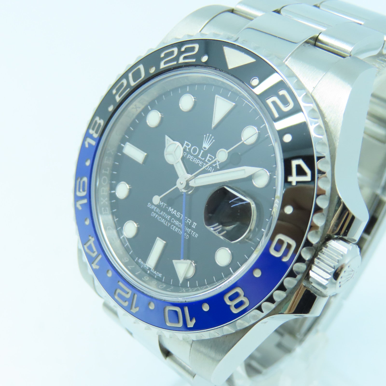 ROLEX GMT Master II 不鏽鋼自動手錶黑色