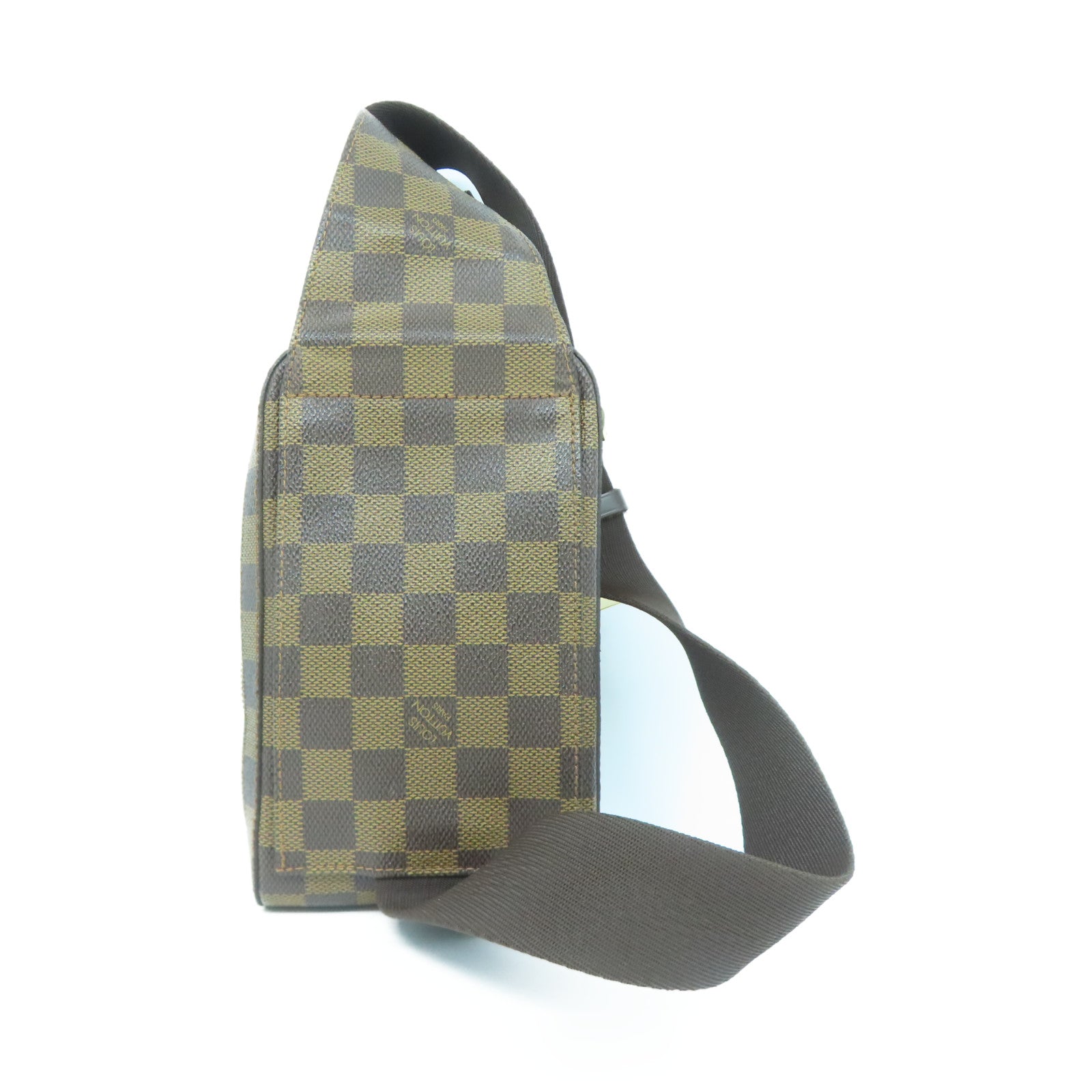 LOUIS VUITTON Damier Geronimos金扣腰包啡色