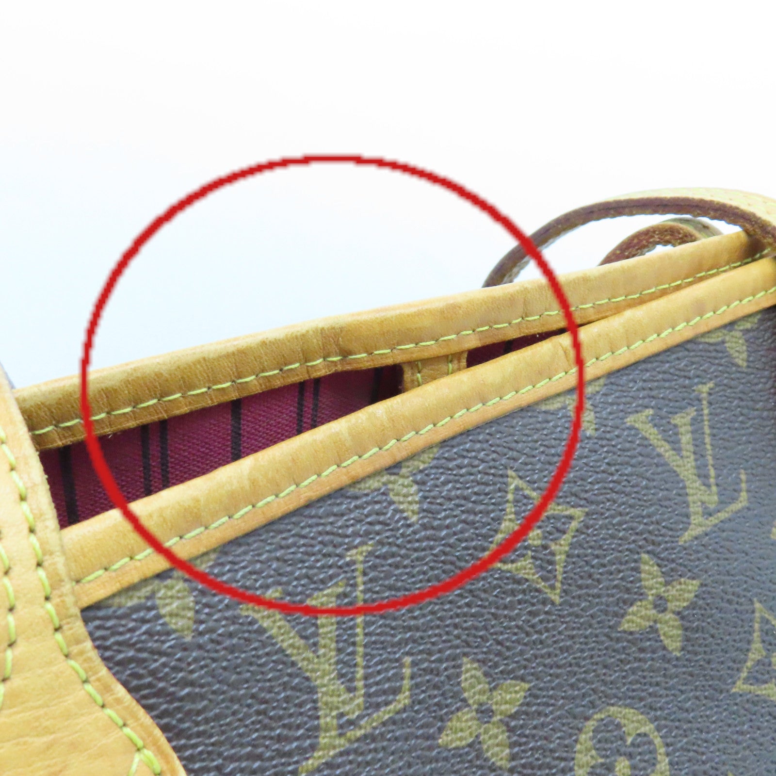 LOUIS VUITTON Monogram Neverfull MM Tote Bag肩背袋啡色