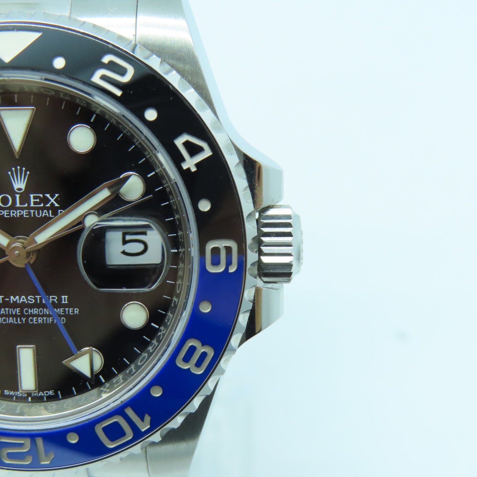 ROLEX GMT Master II 不鏽鋼自動手錶黑色