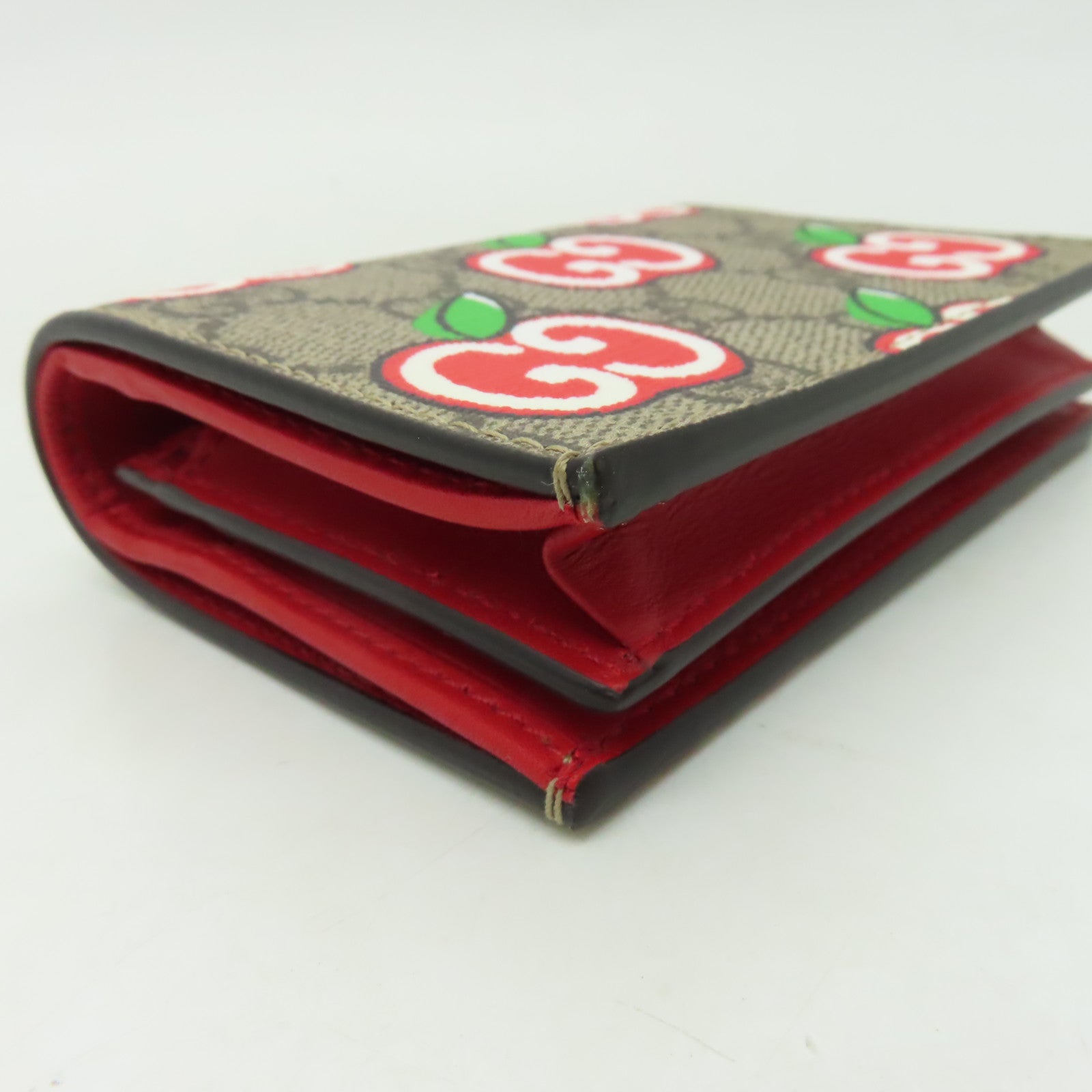 GUCCI 塗層帆布Wallet金扣錢包啡色