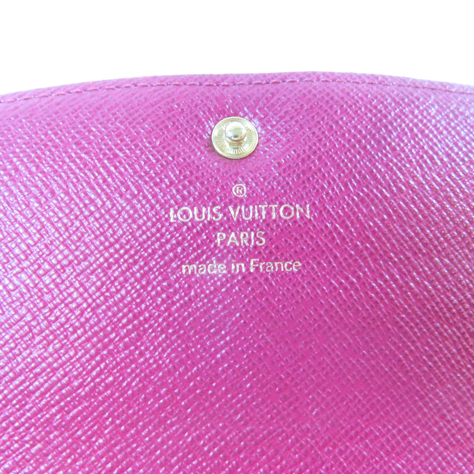 LOUIS VUITTON Monogram Emilie Wallet金扣長錢包啡色
