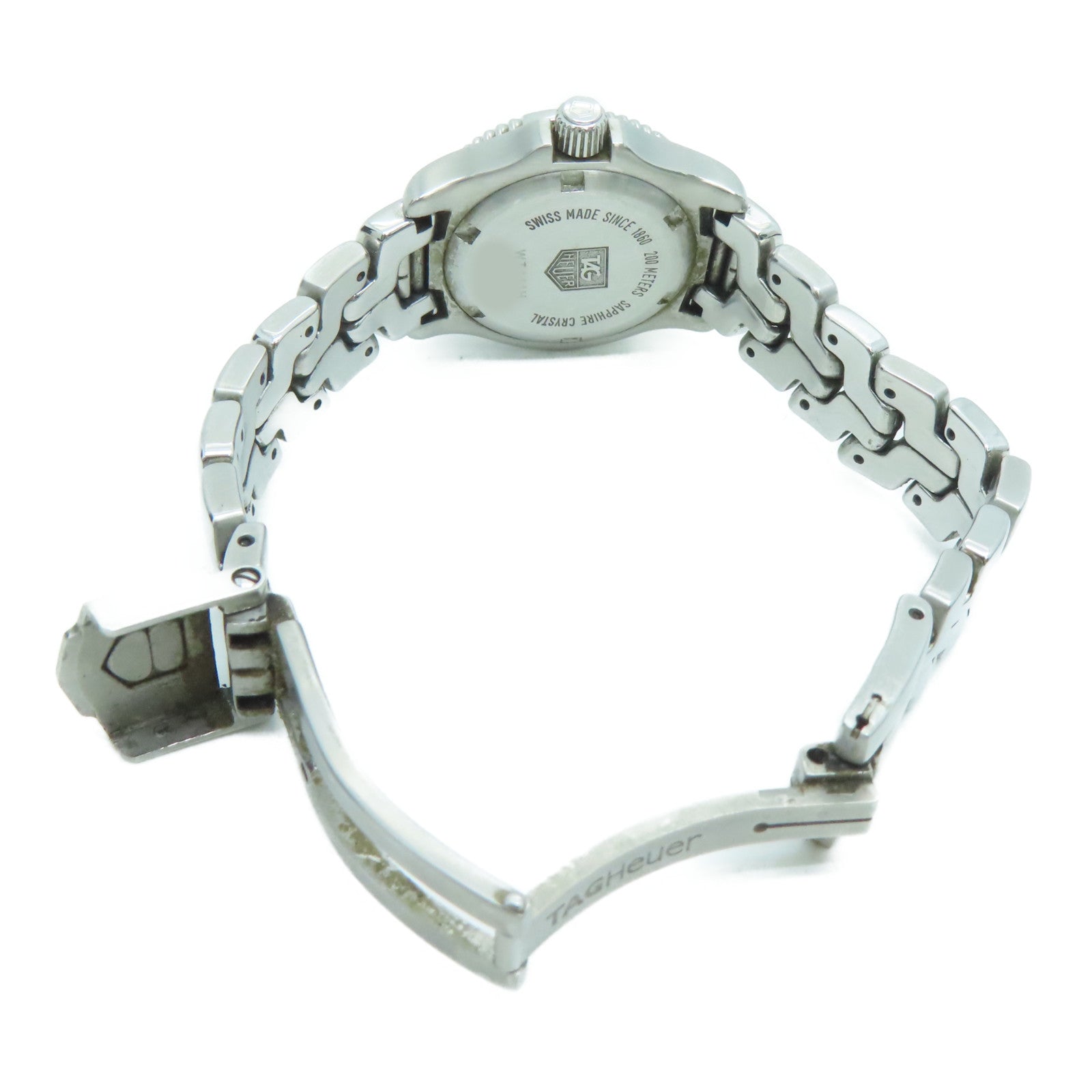 TAG HEUER [Sharp Discount] Tag Heuer Link Stainless Steel Quartz Watch Shell Color