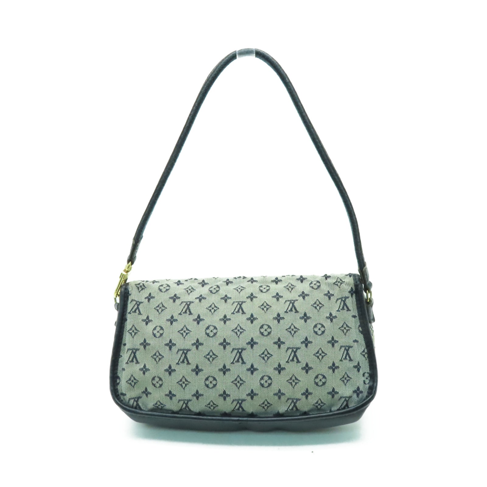 LOUIS VUITTON Monogram Mini Marjorie金扣肩背袋藍色