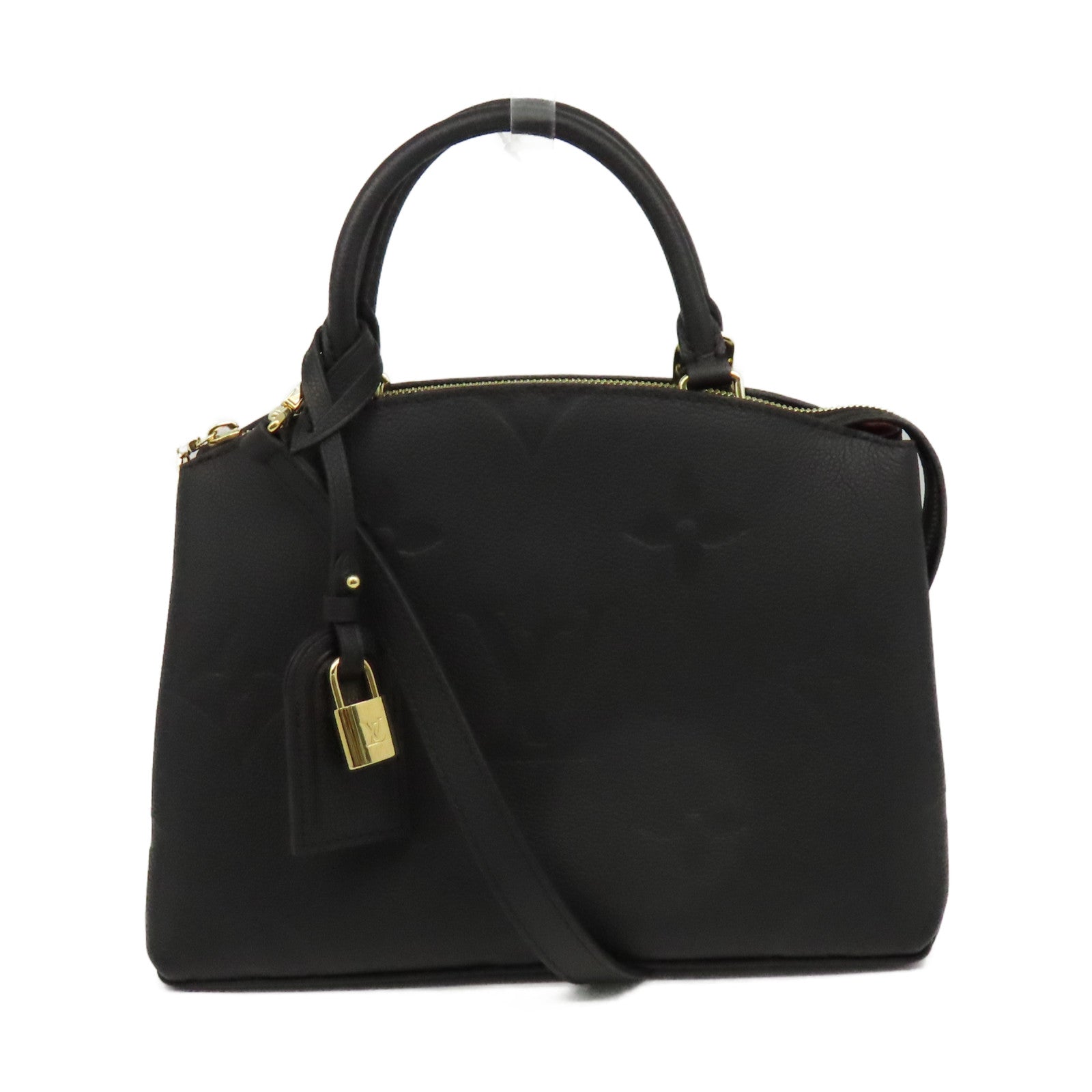 LOUIS VUITTON Monogram Empreinte Petit Palais 2Way Shoulder Bag金扣手挽肩背兩用袋黑色