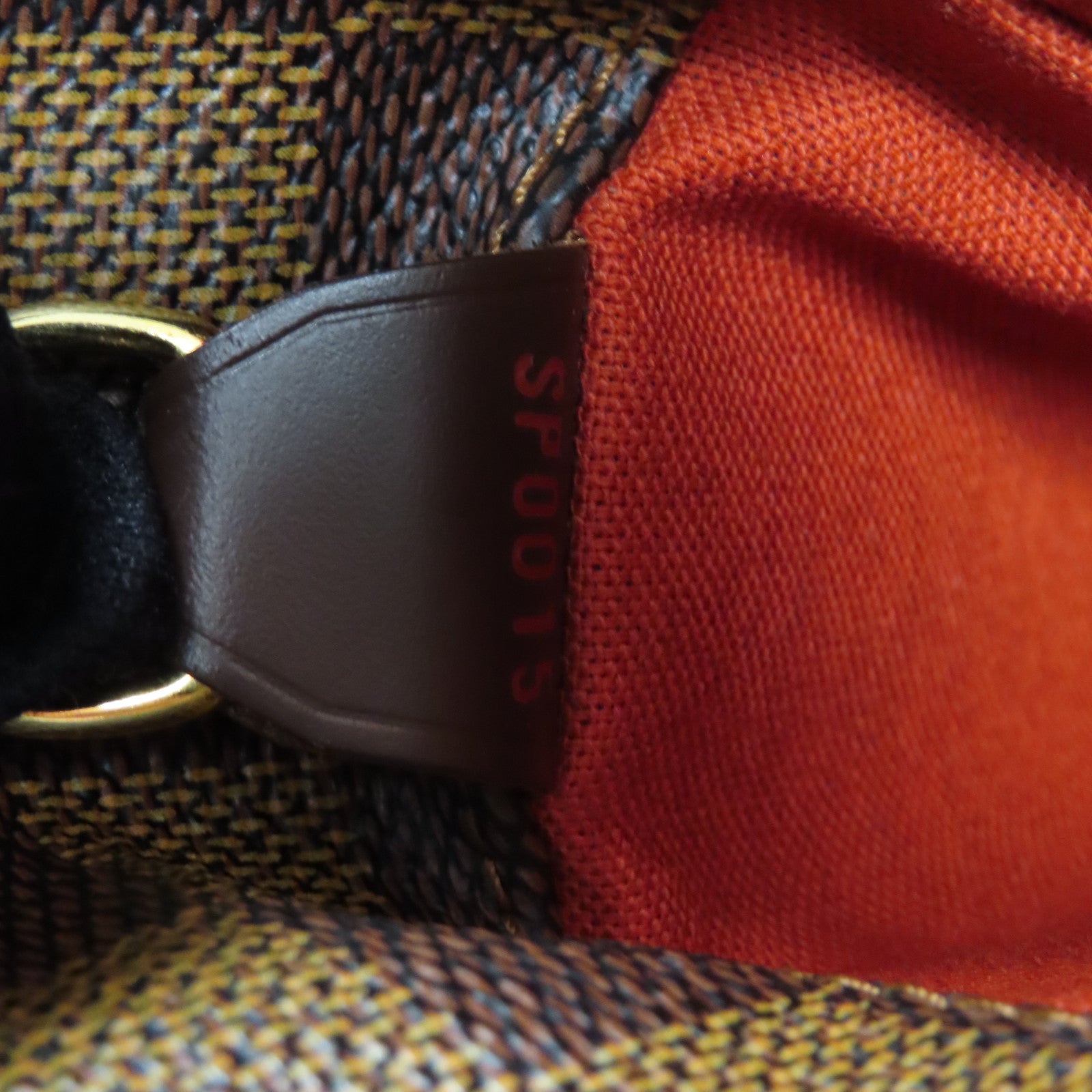 LOUIS VUITTON Damier Bastille金扣肩背袋啡色
