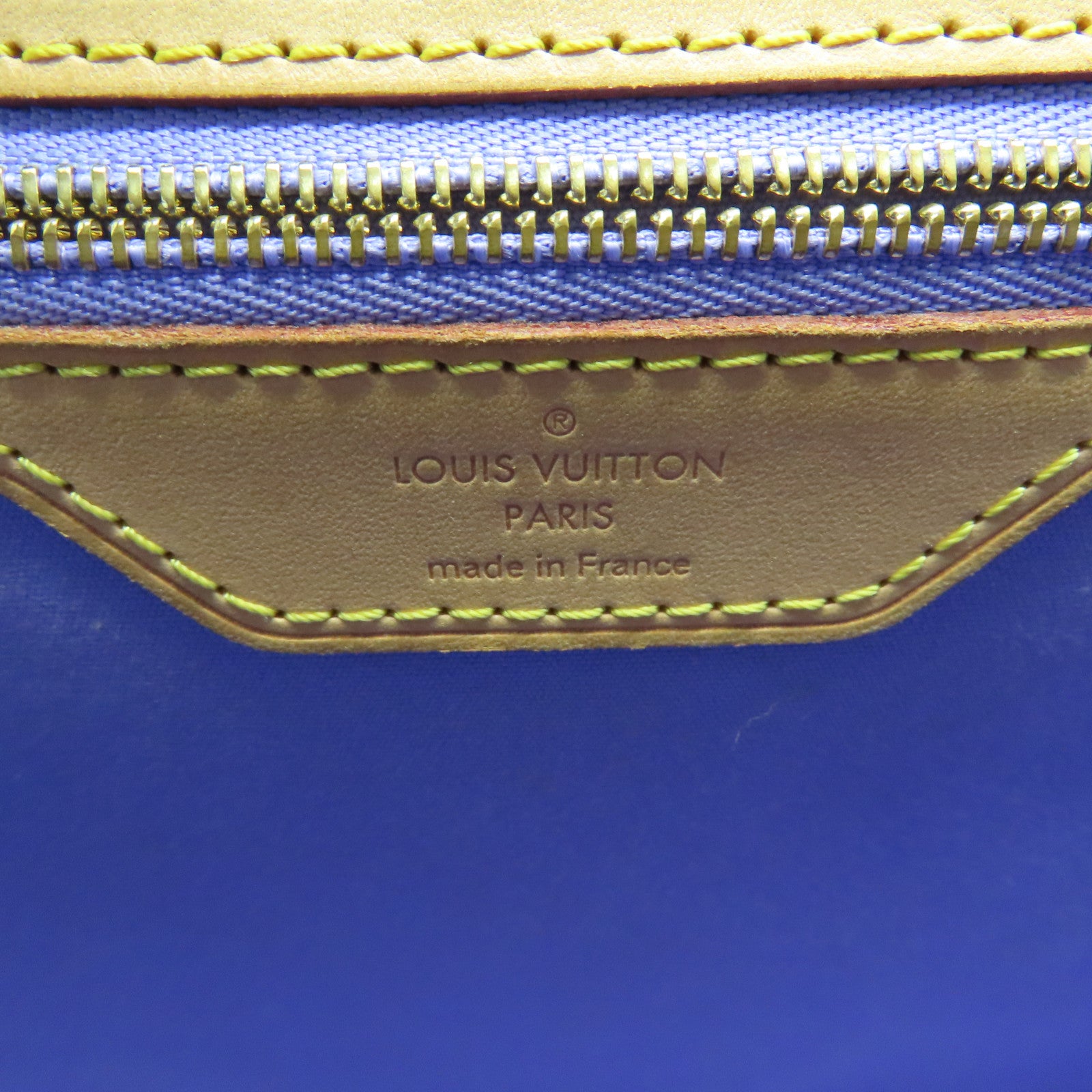 LOUIS VUITTON Vernis Brea MM 2way Shoulder Bag金扣手挽肩背兩用袋紫色