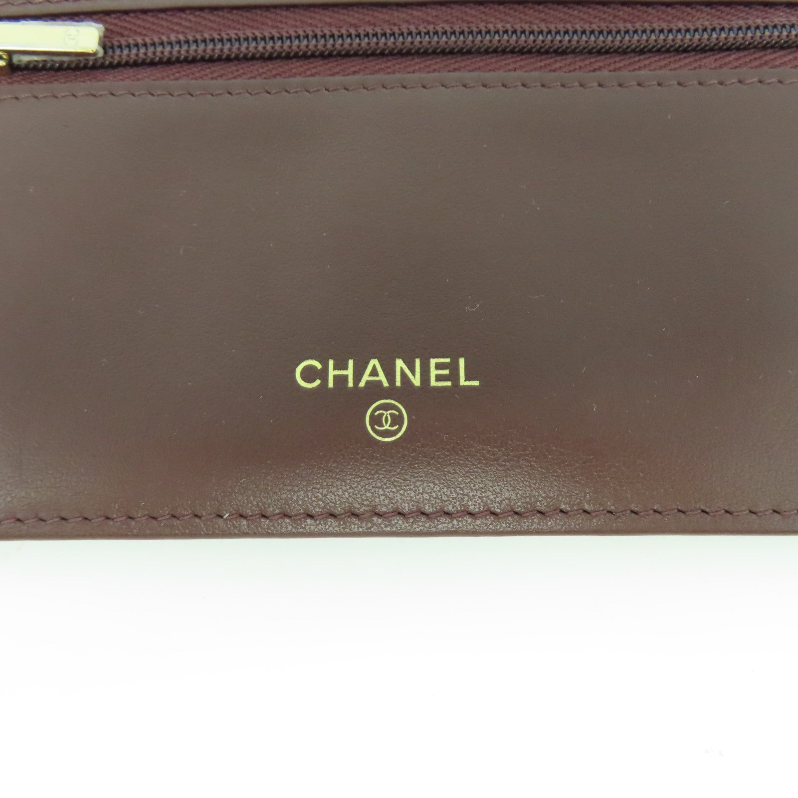 CHANEL 菱格Caviar皮革Wallet銀扣長錢包黑色