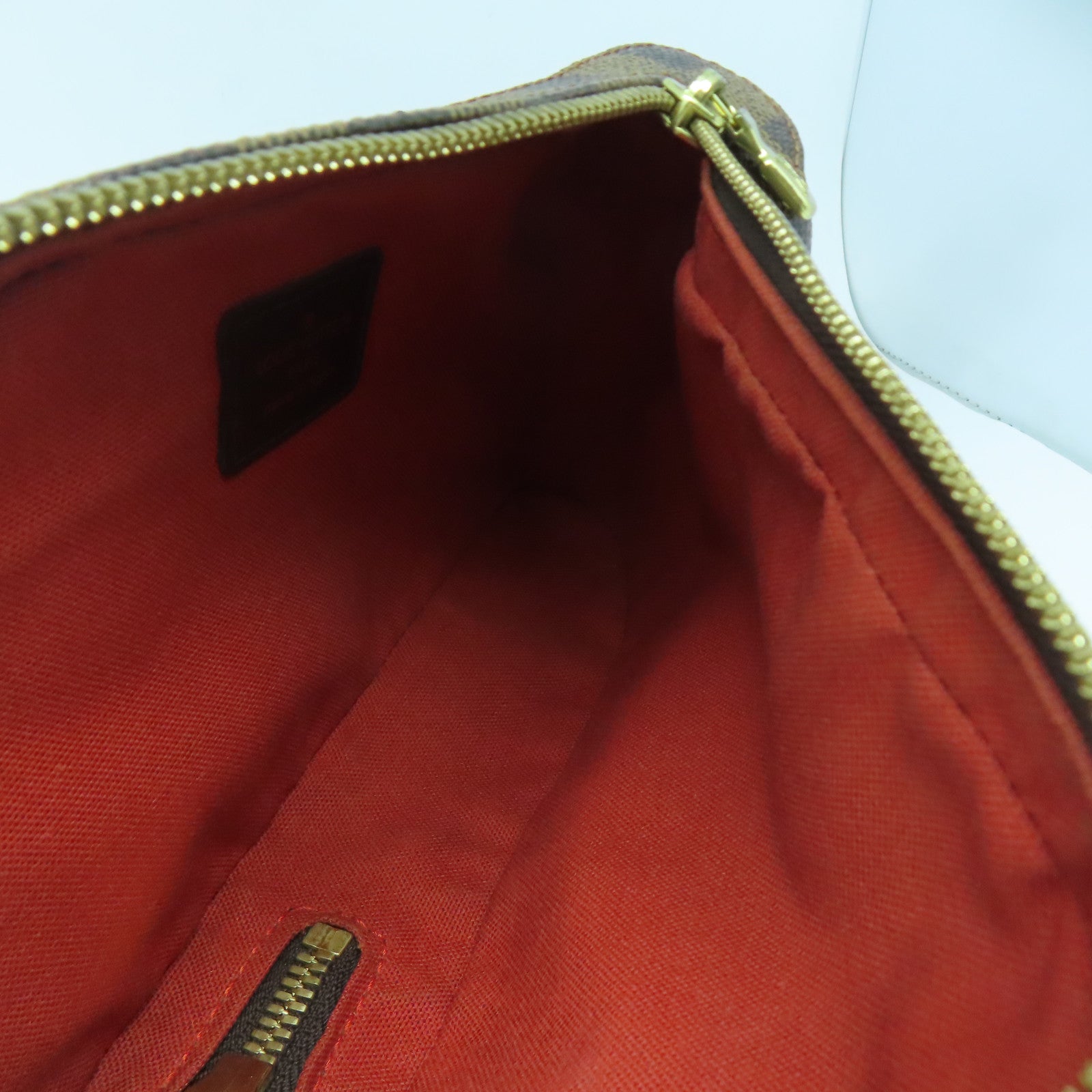 LOUIS VUITTON Damier Geronimos金扣腰包啡色