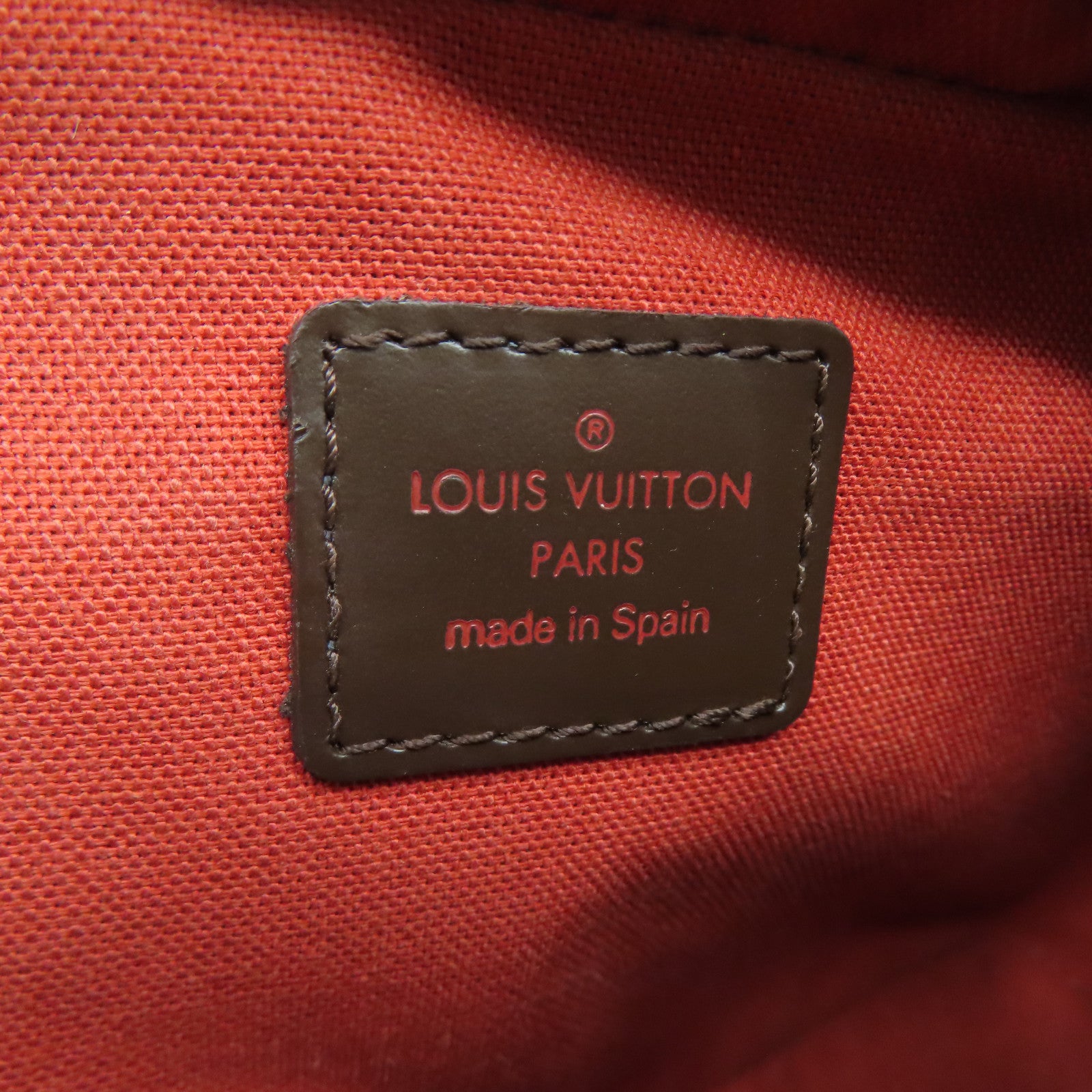 LOUIS VUITTON Damier Geronimos金扣腰包啡色