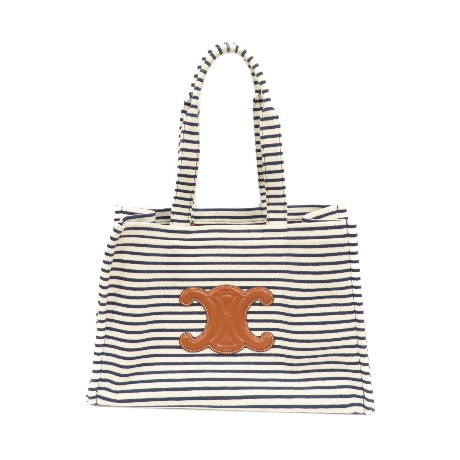 CELINE 帆布Tote Bag手挽袋藍色/白色