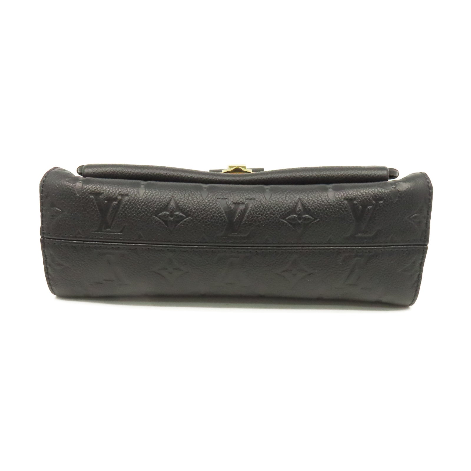LOUIS VUITTON Monogram Empreinte Vavin PM金扣鏈帶肩背袋黑色