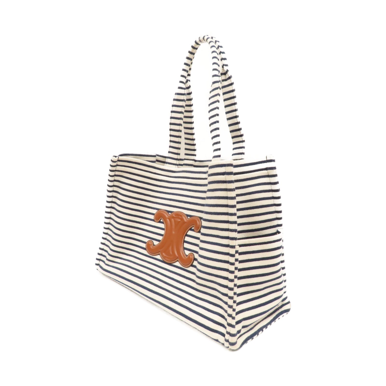 CELINE 帆布Tote Bag手挽袋藍色/白色