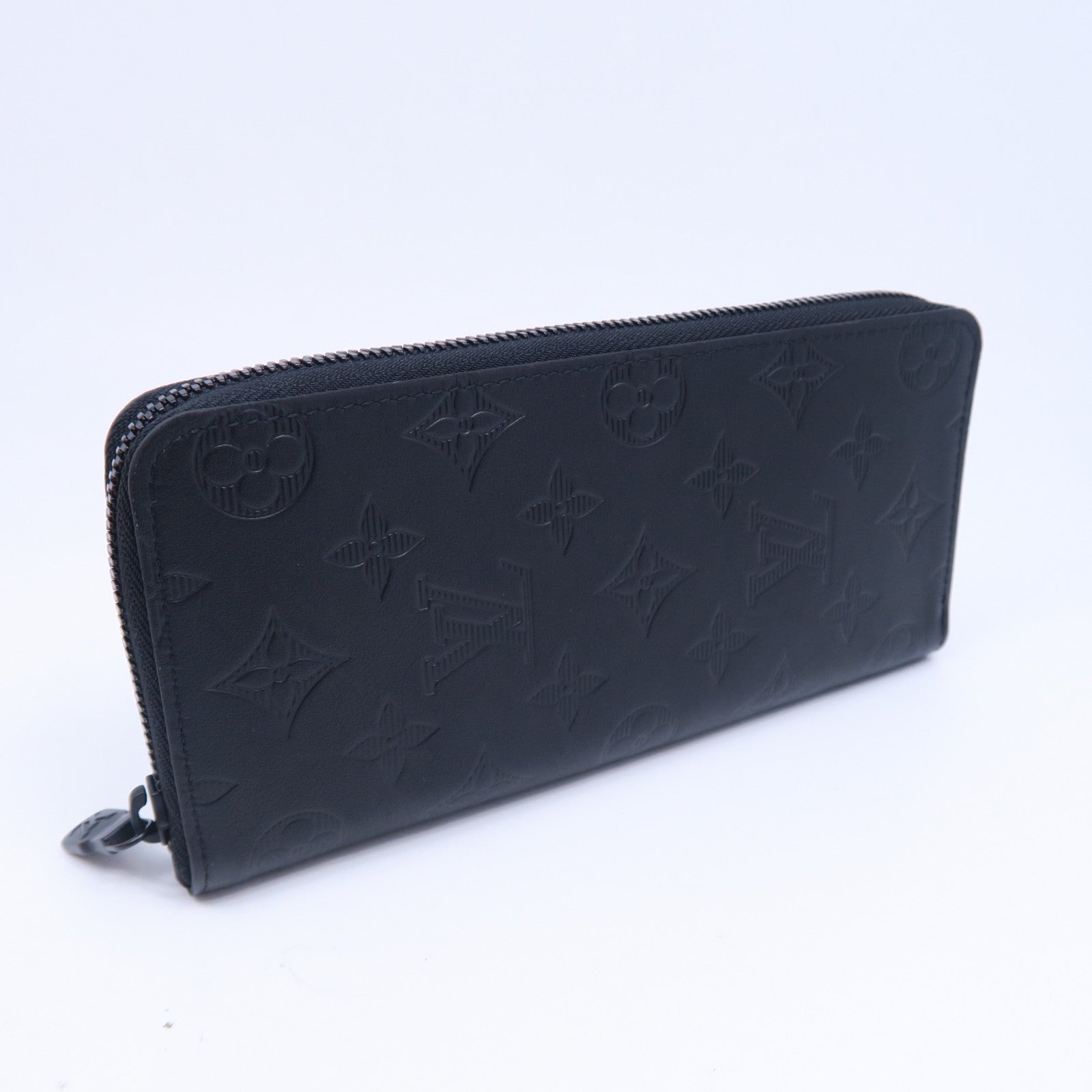 LOUIS VUITTON 【激減優惠】Monogram Shadow Zippy Wallet Vertical長錢包黑色