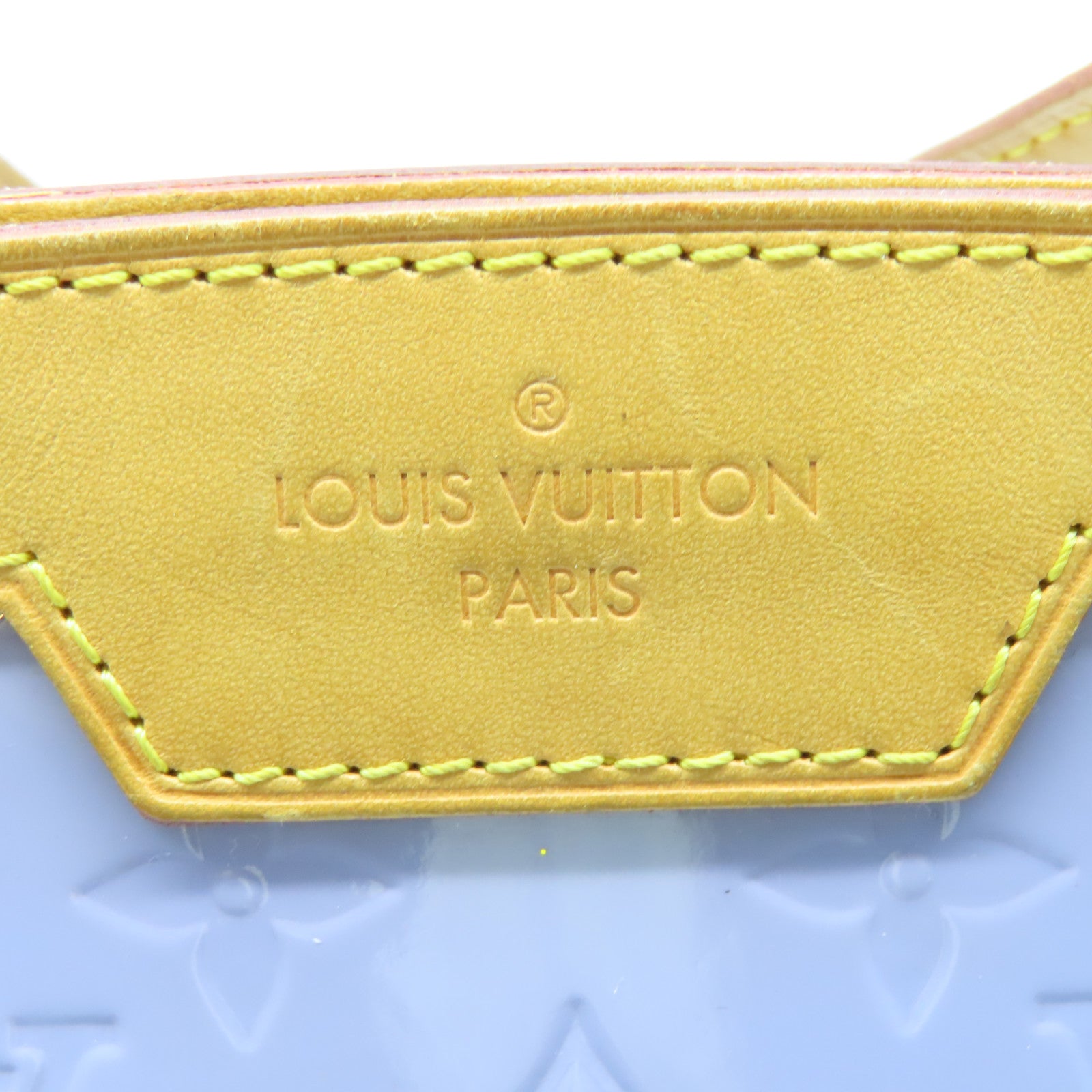 LOUIS VUITTON Vernis Brea MM 2way Shoulder Bag金扣手挽肩背兩用袋紫色