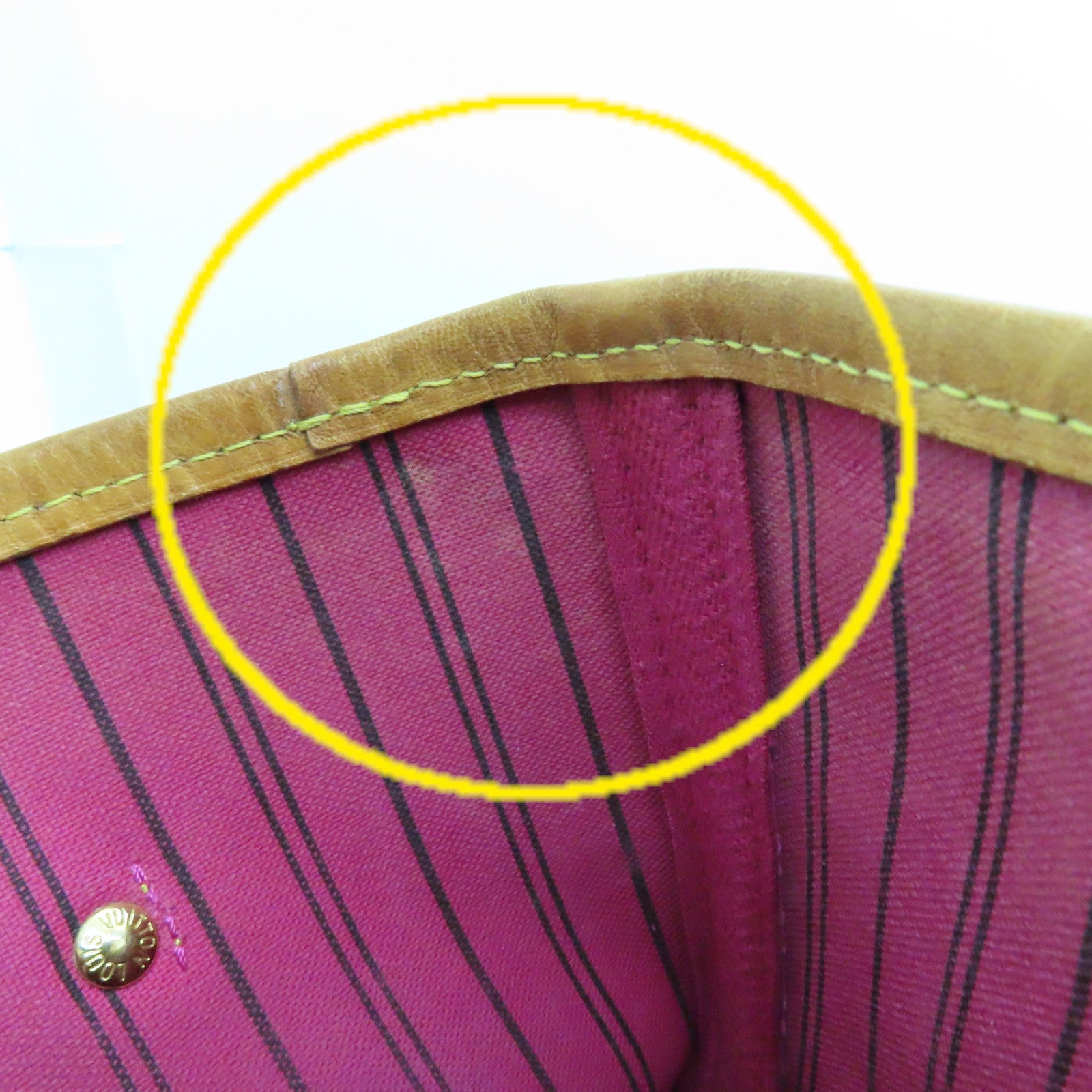 LOUIS VUITTON Monogram Neverfull MM Tote Bag肩背袋啡色