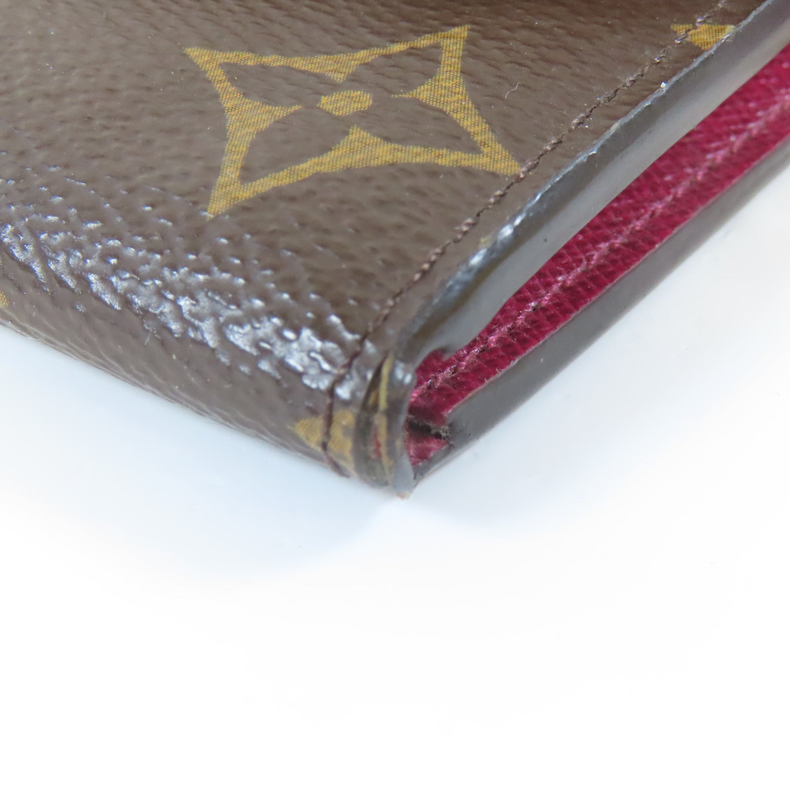 LOUIS VUITTON Monogram Emilie Wallet金扣長錢包啡色