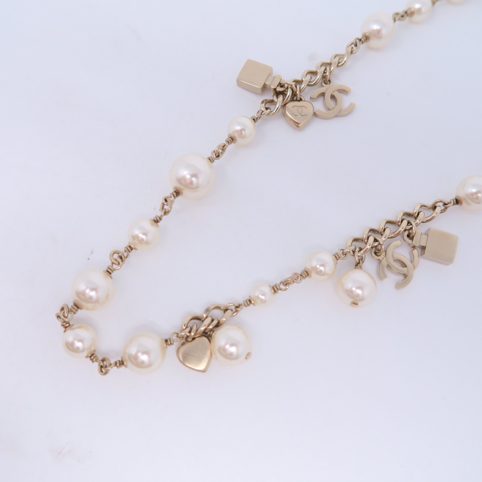 CHANEL 金屬Necklace項鍊金色