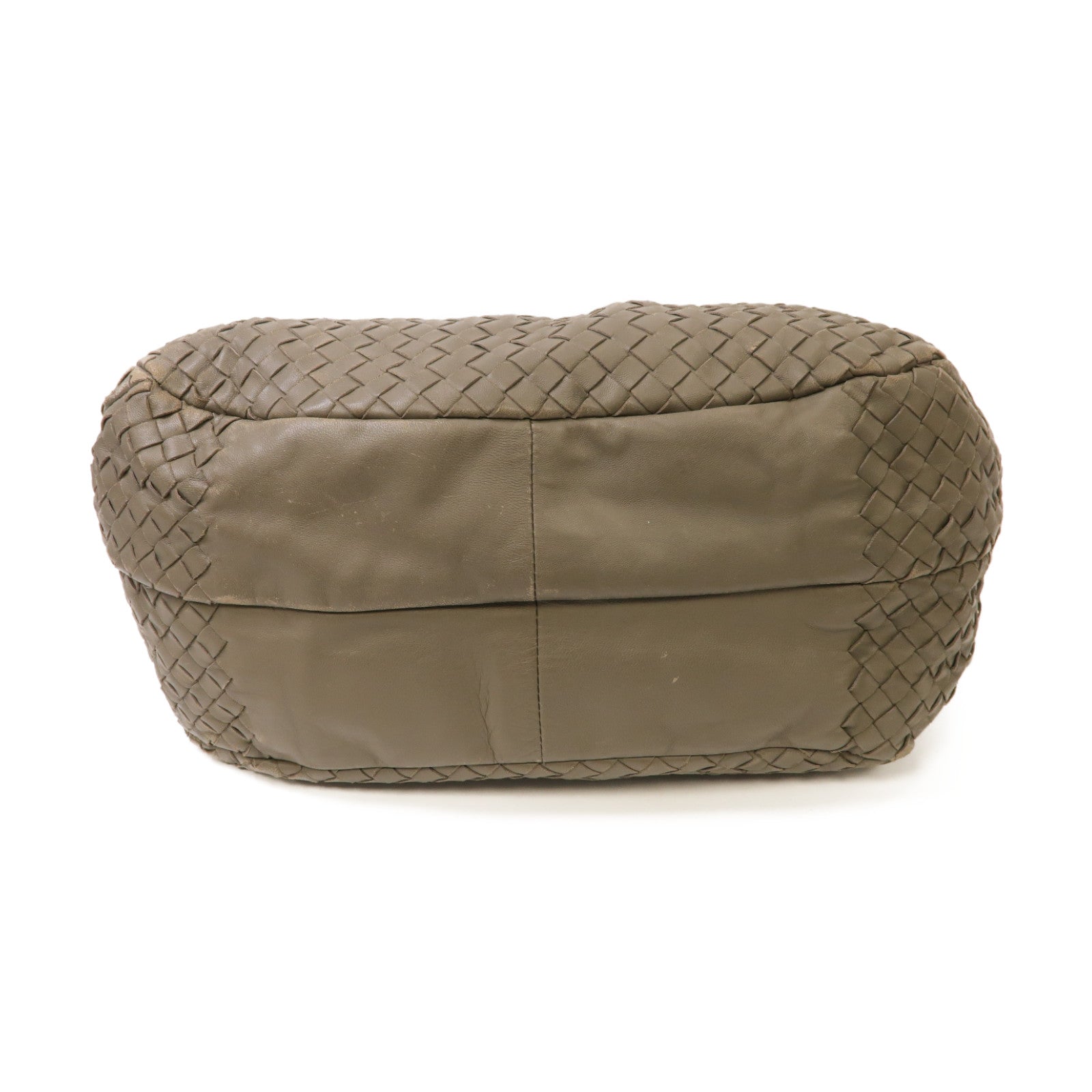 BOTTEGA VENETA 羊皮皮革Shoulder Bag肩背袋灰色