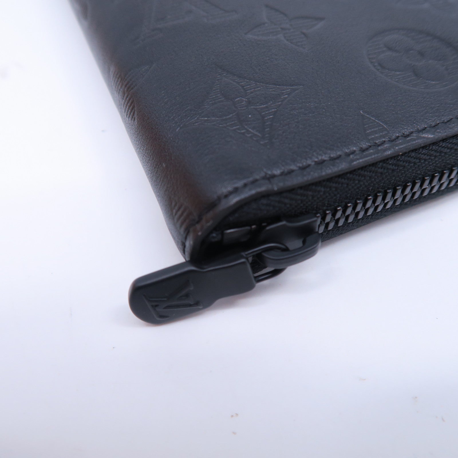 LOUIS VUITTON 【激減優惠】Monogram Shadow Zippy Wallet Vertical長錢包黑色