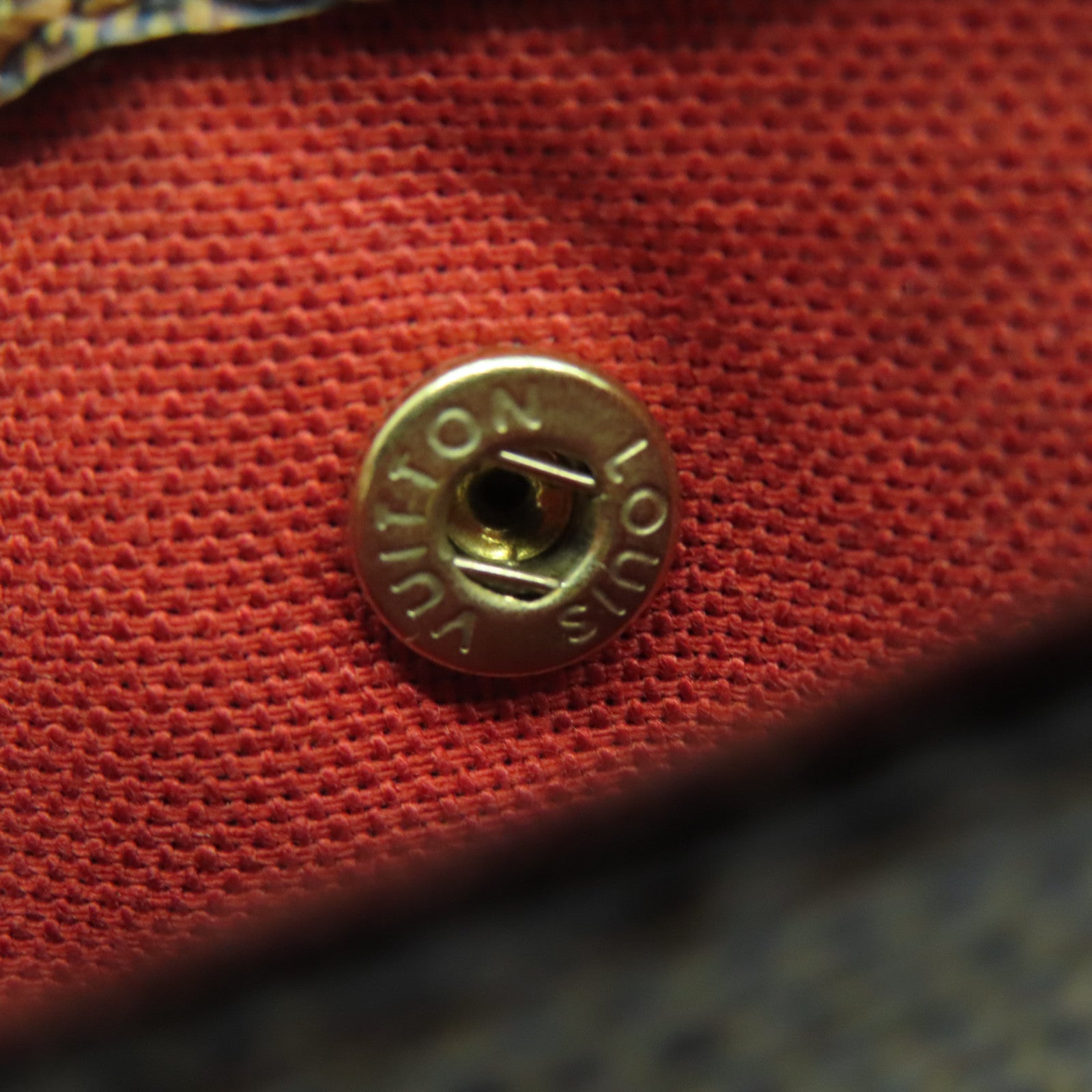 LOUIS VUITTON Damier Geronimos金扣腰包啡色