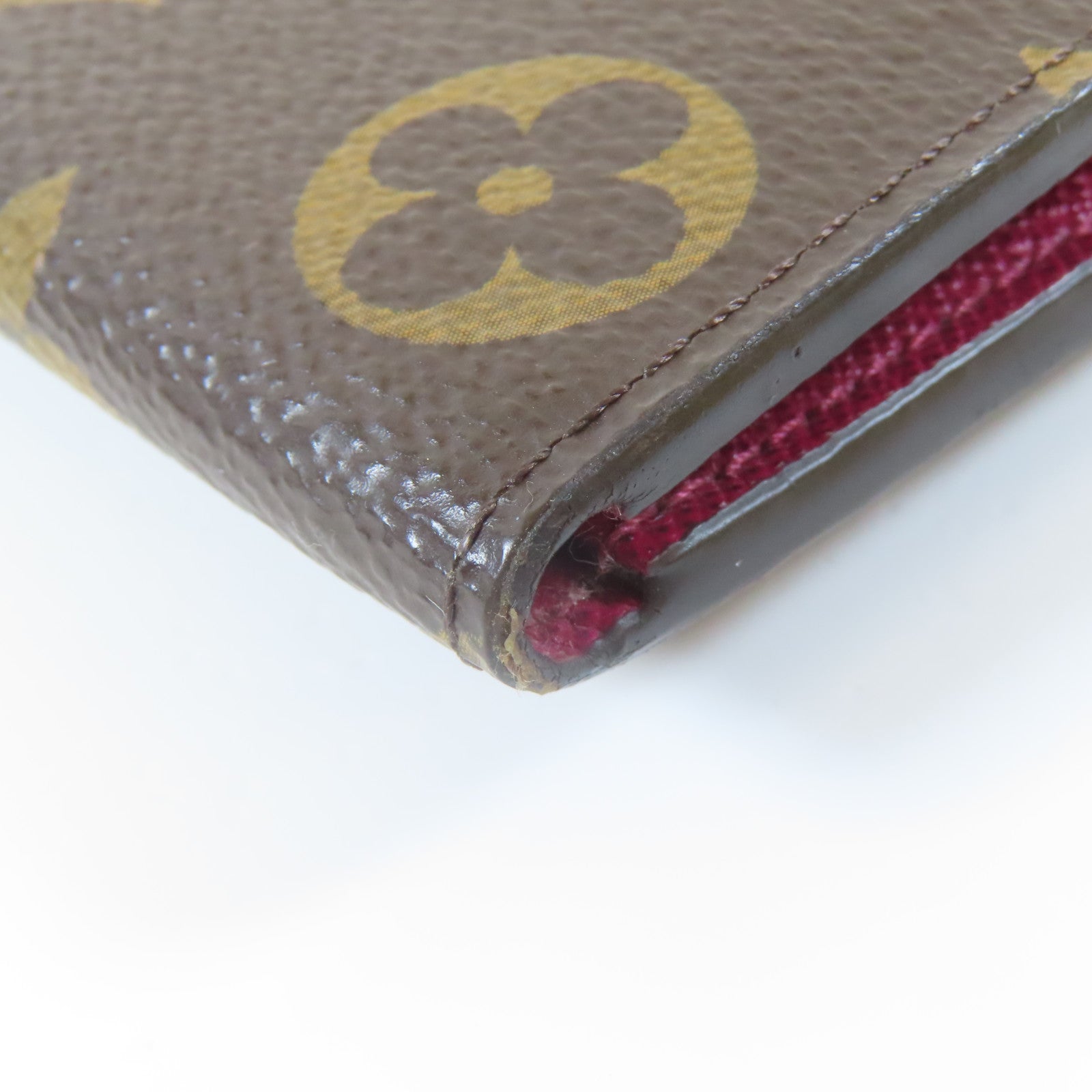 LOUIS VUITTON Monogram Emilie Wallet金扣長錢包啡色