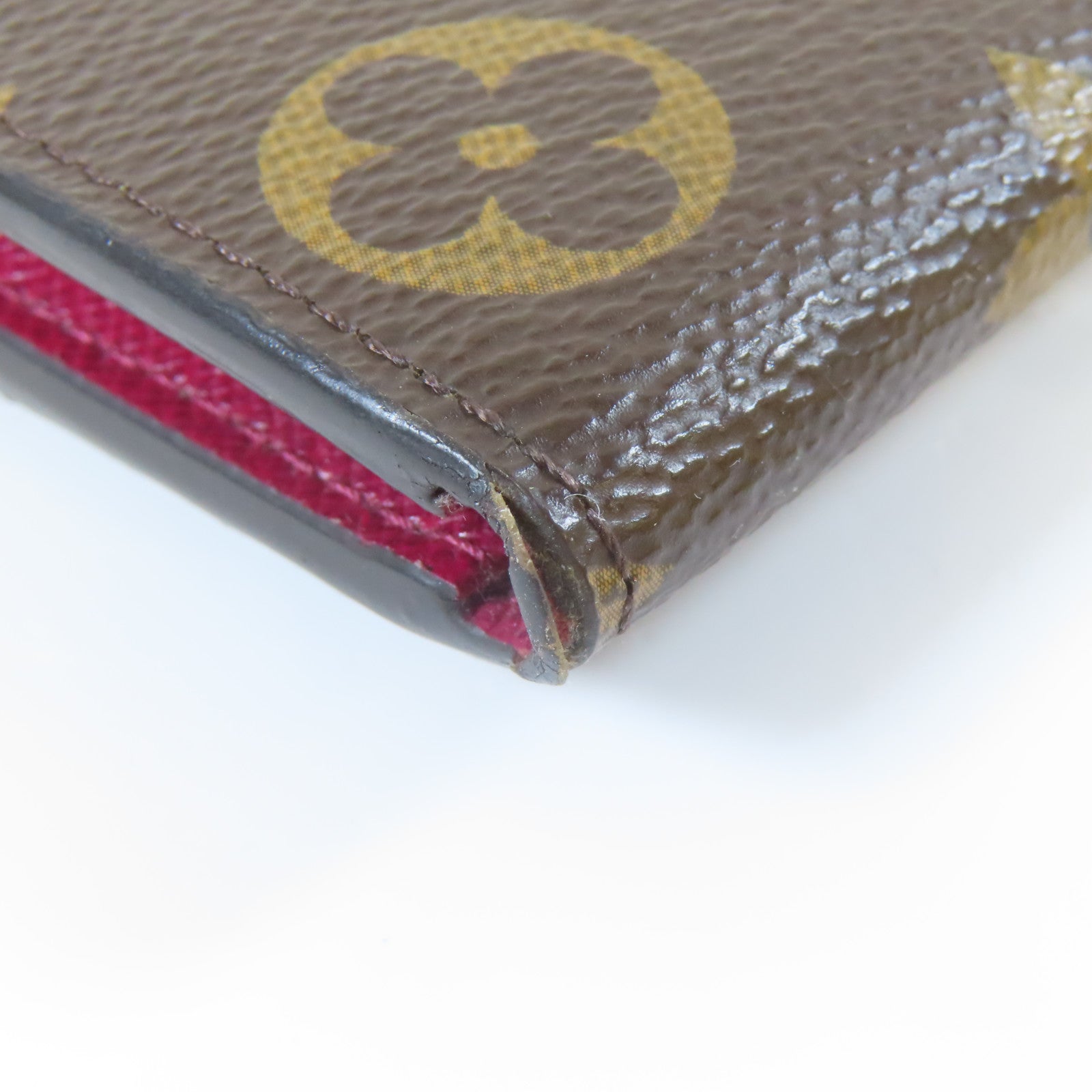 LOUIS VUITTON Monogram Emilie Wallet金扣長錢包啡色