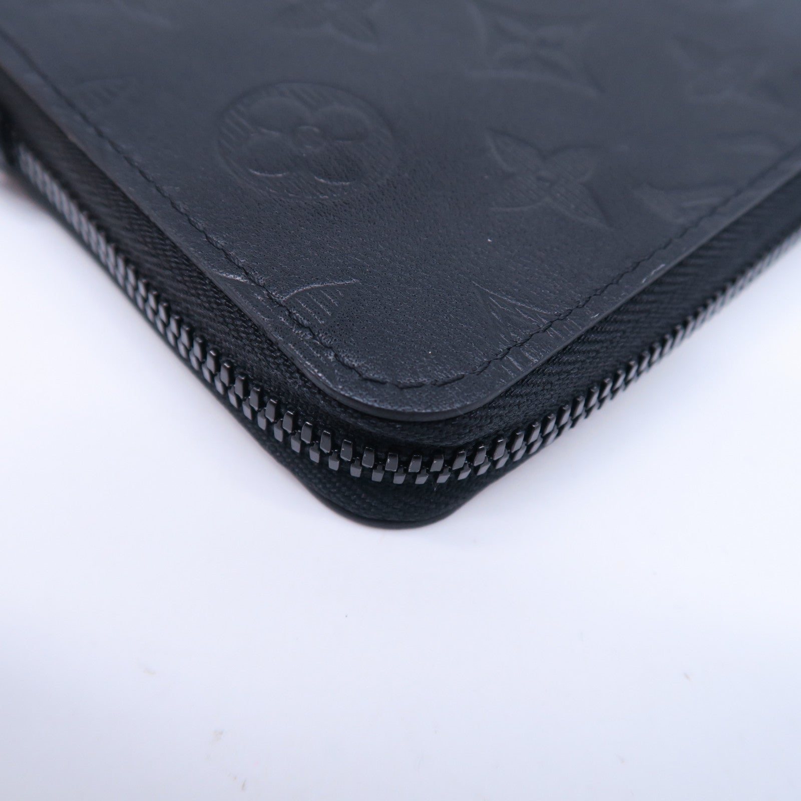 LOUIS VUITTON 【激減優惠】Monogram Shadow Zippy Wallet Vertical長錢包黑色