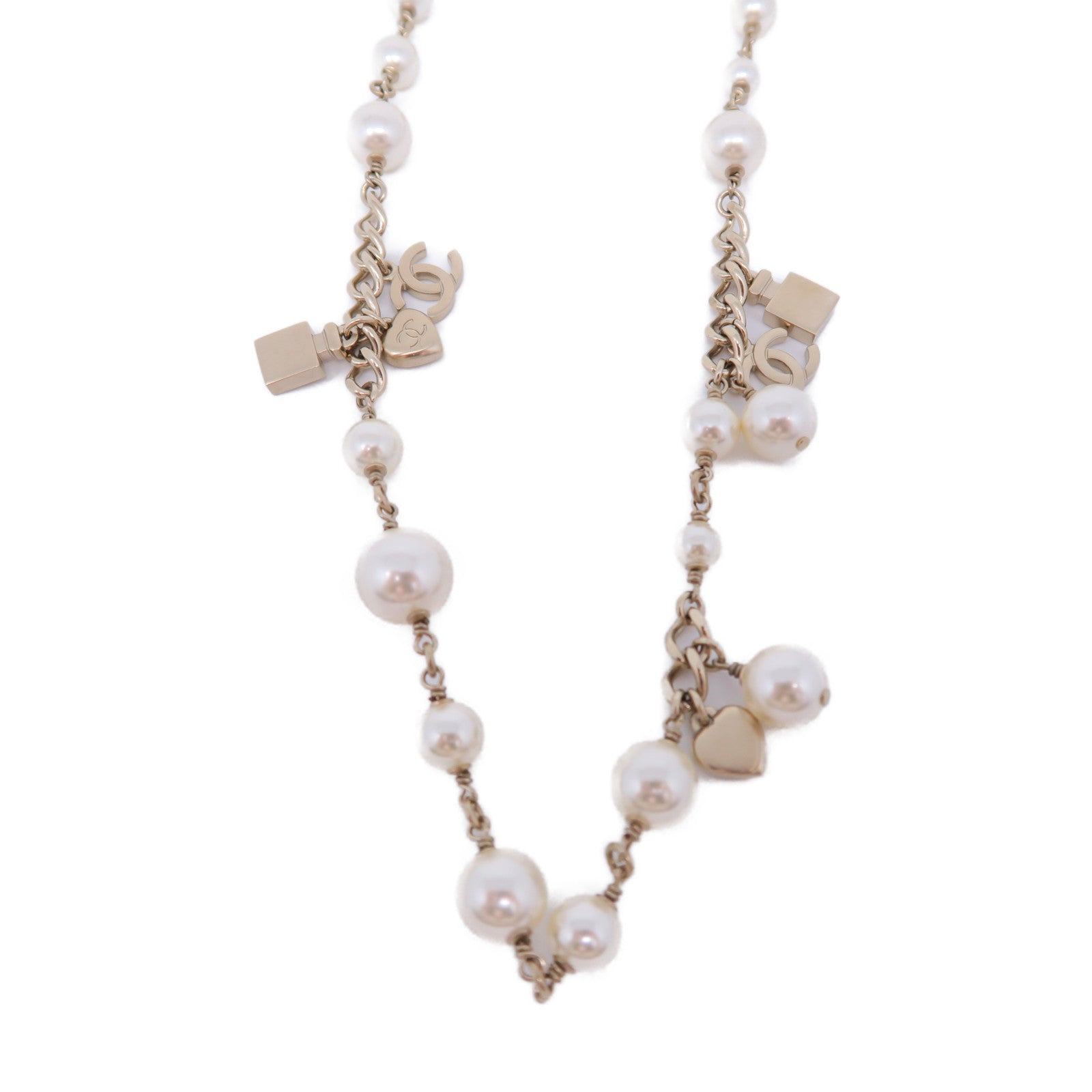 CHANEL 金屬Necklace項鍊金色