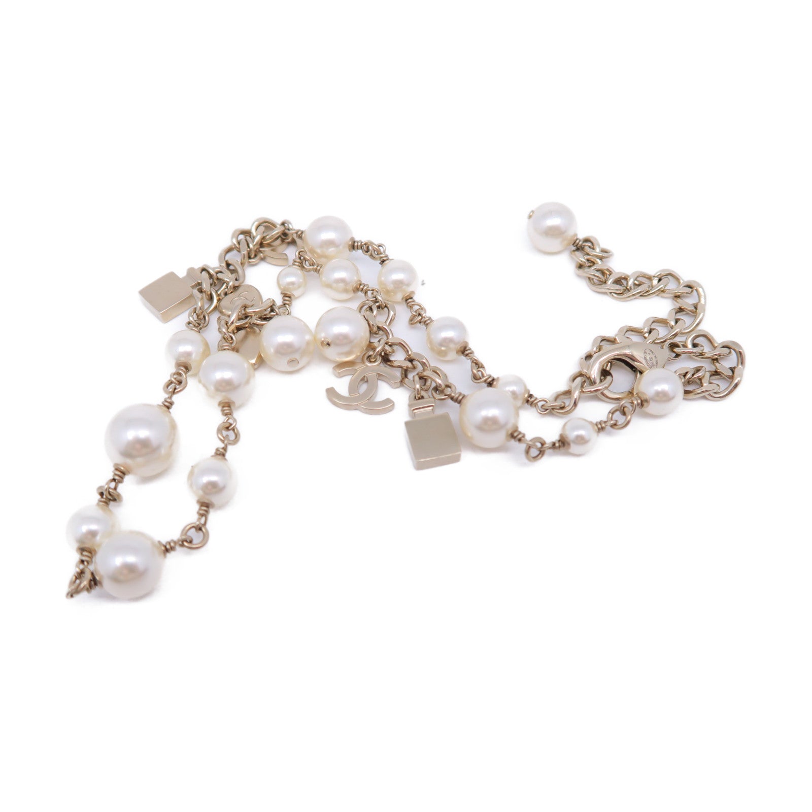 CHANEL 金屬Necklace項鍊金色