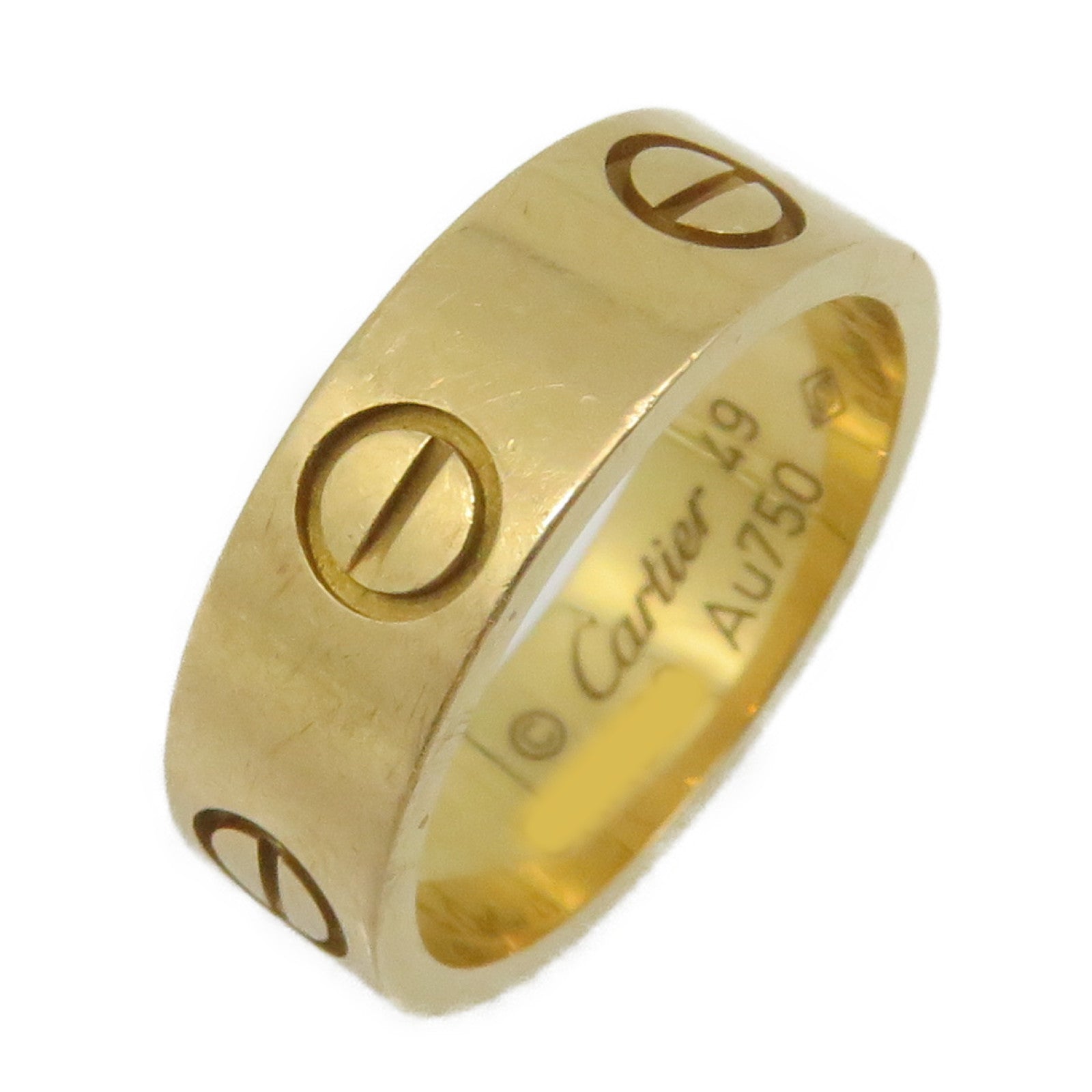 CARTIER 18K玫瑰金Love Ring戒指#49