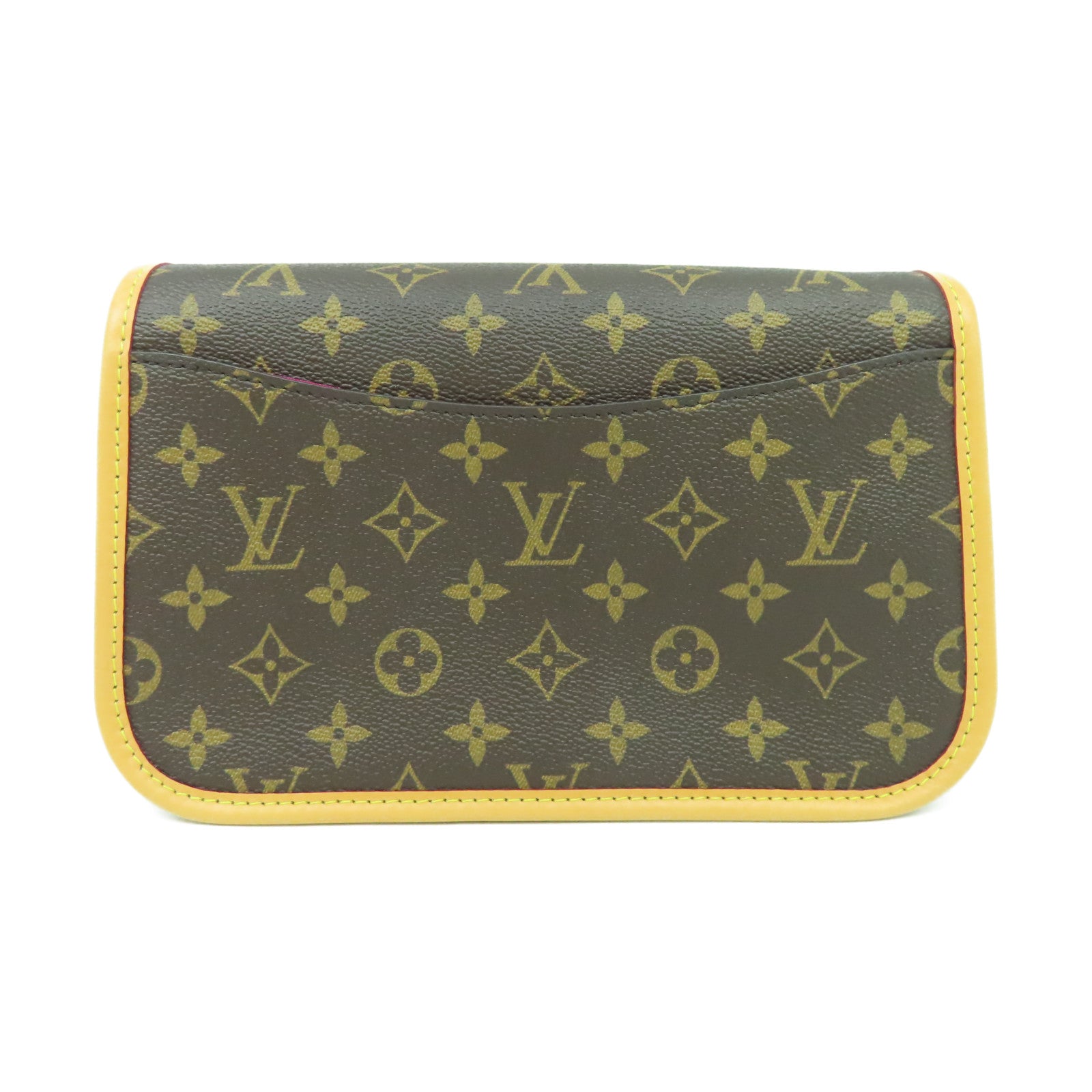 LOUIS VUITTON Monogram Diane金扣肩背袋啡色