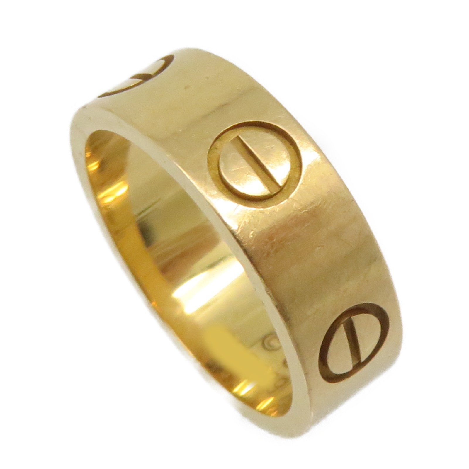 CARTIER 18K玫瑰金Love Ring戒指#49
