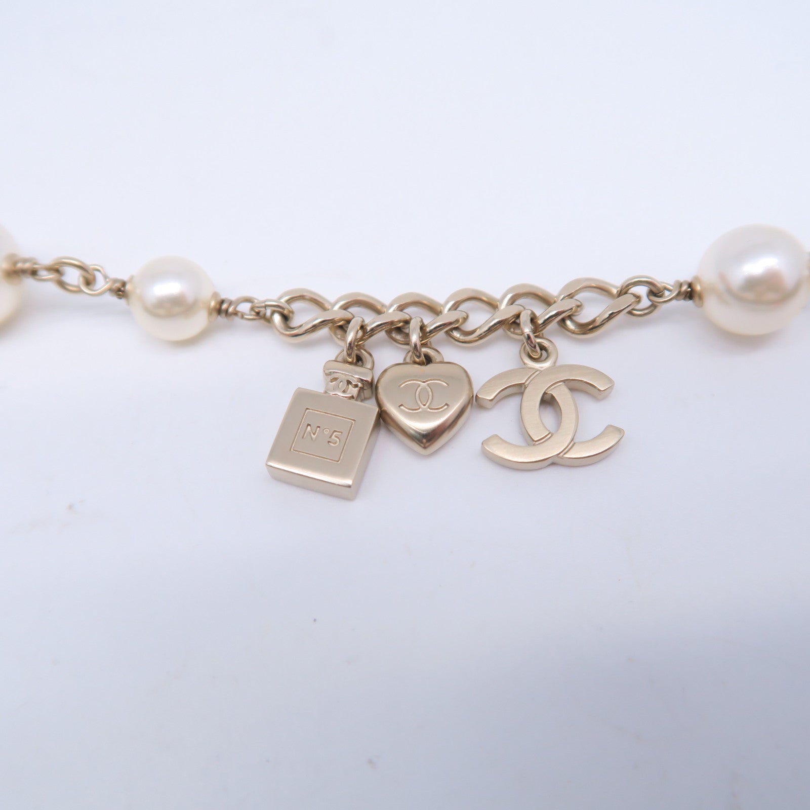 CHANEL 金屬Necklace項鍊金色