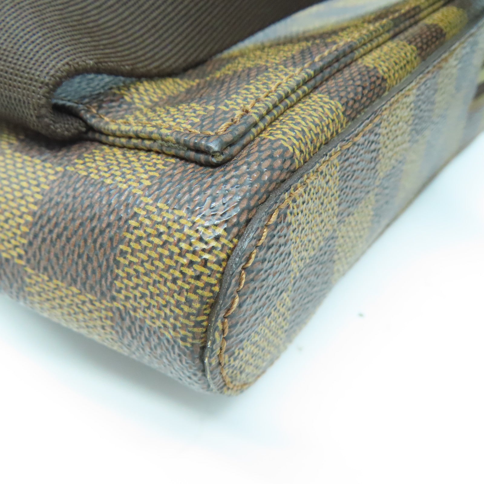 LOUIS VUITTON Damier Geronimos金扣腰包啡色