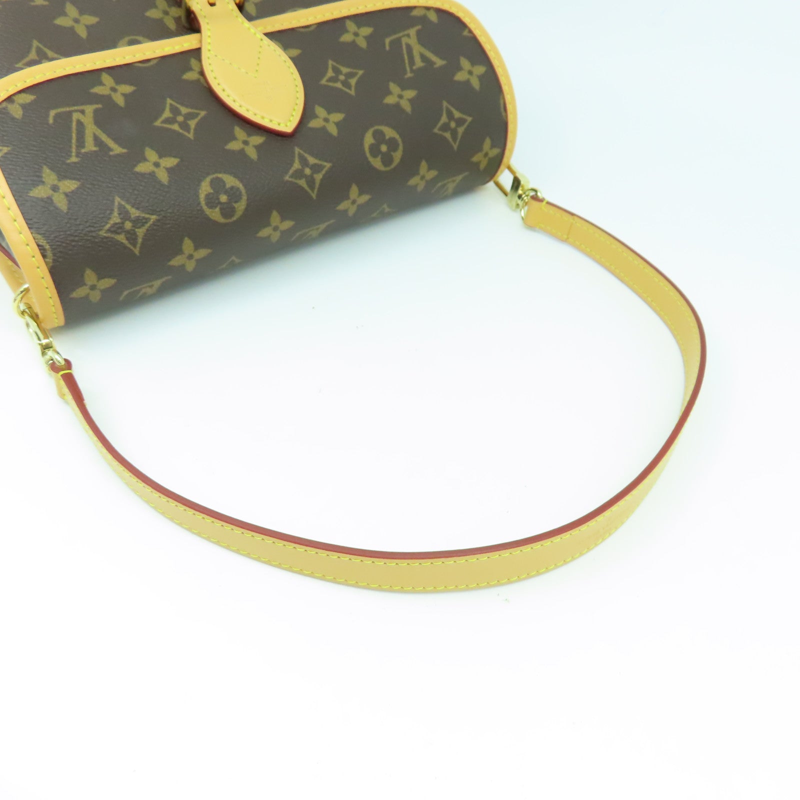 LOUIS VUITTON Monogram Diane金扣肩背袋啡色