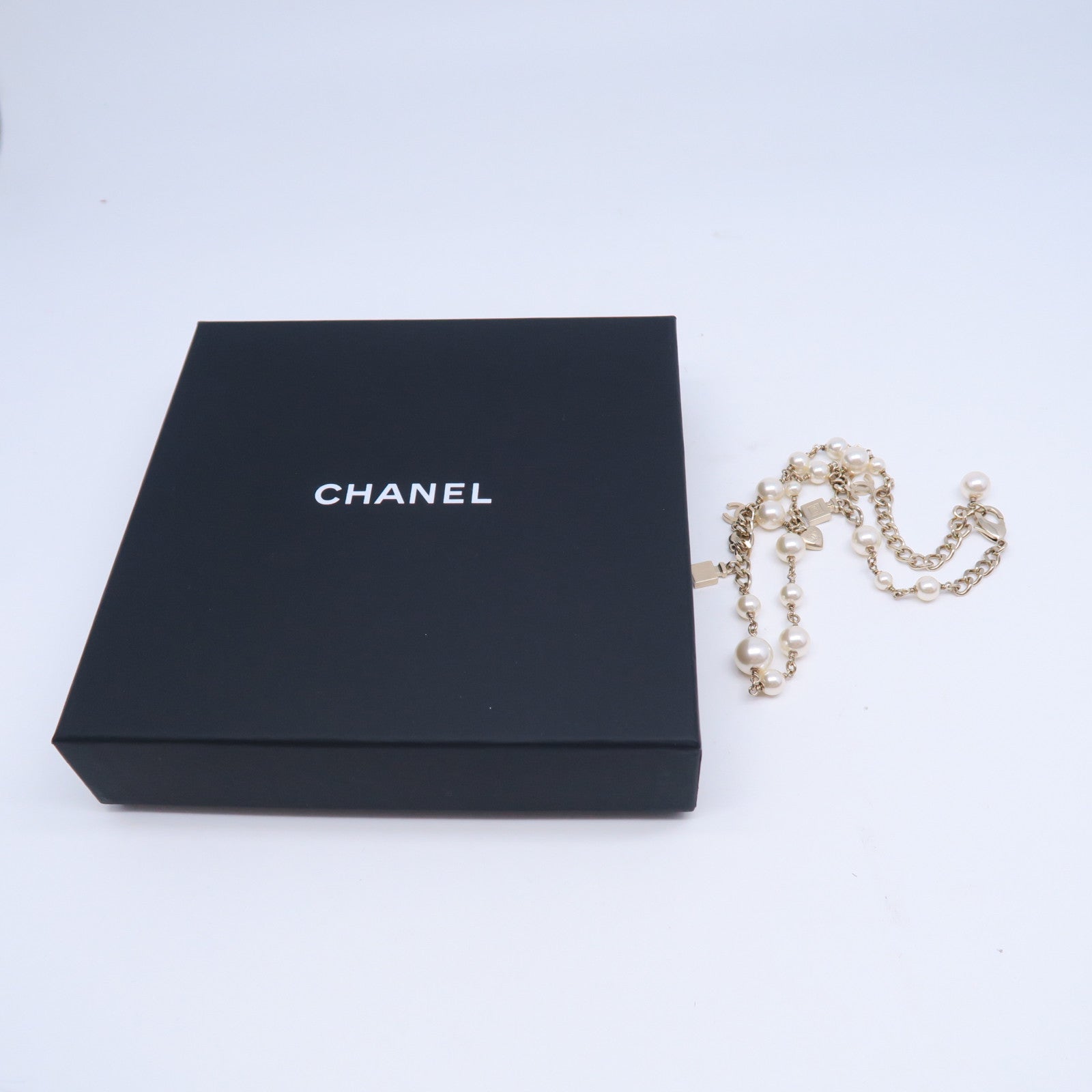 CHANEL 金屬Necklace項鍊金色