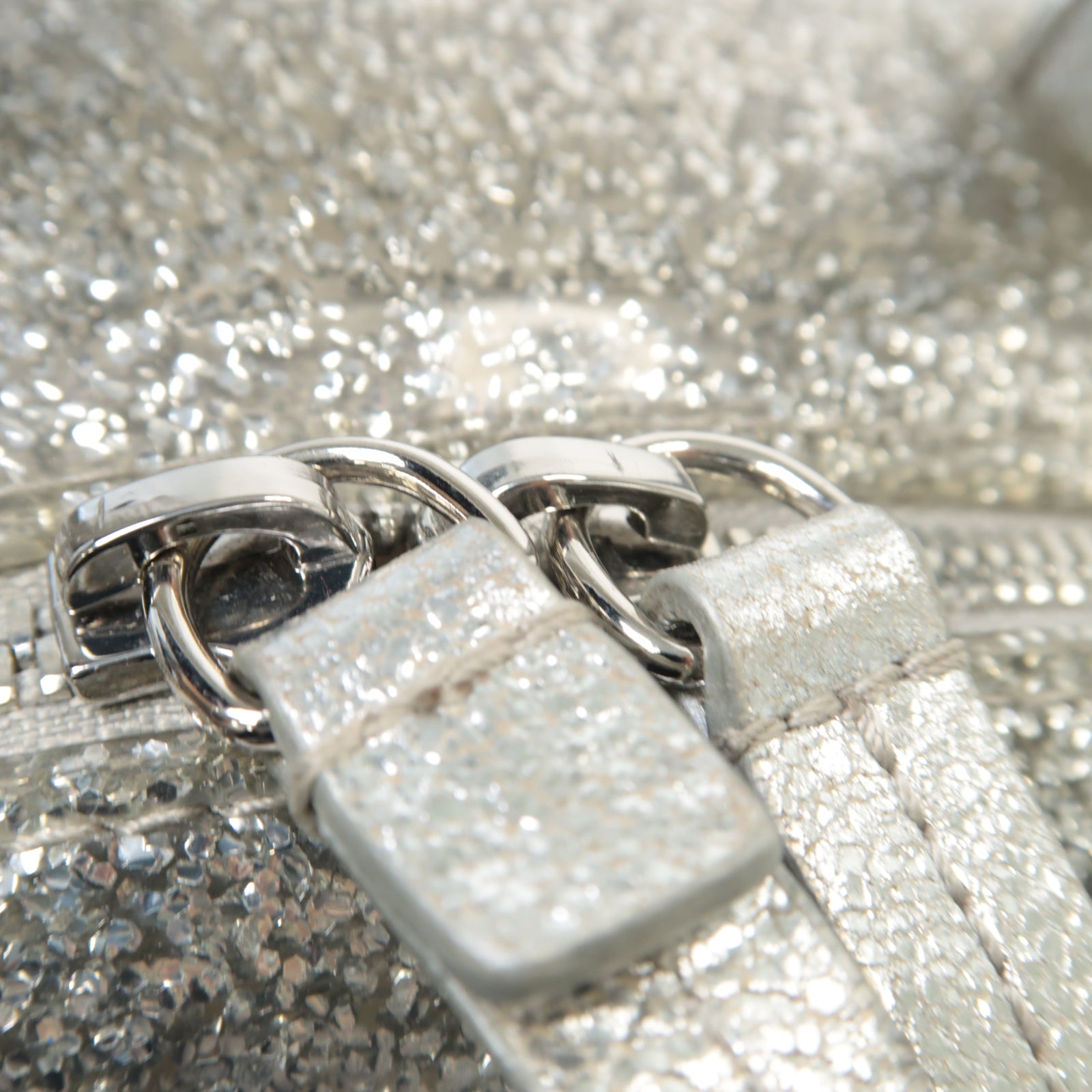 Furla PVC Backpack銀扣背包銀色