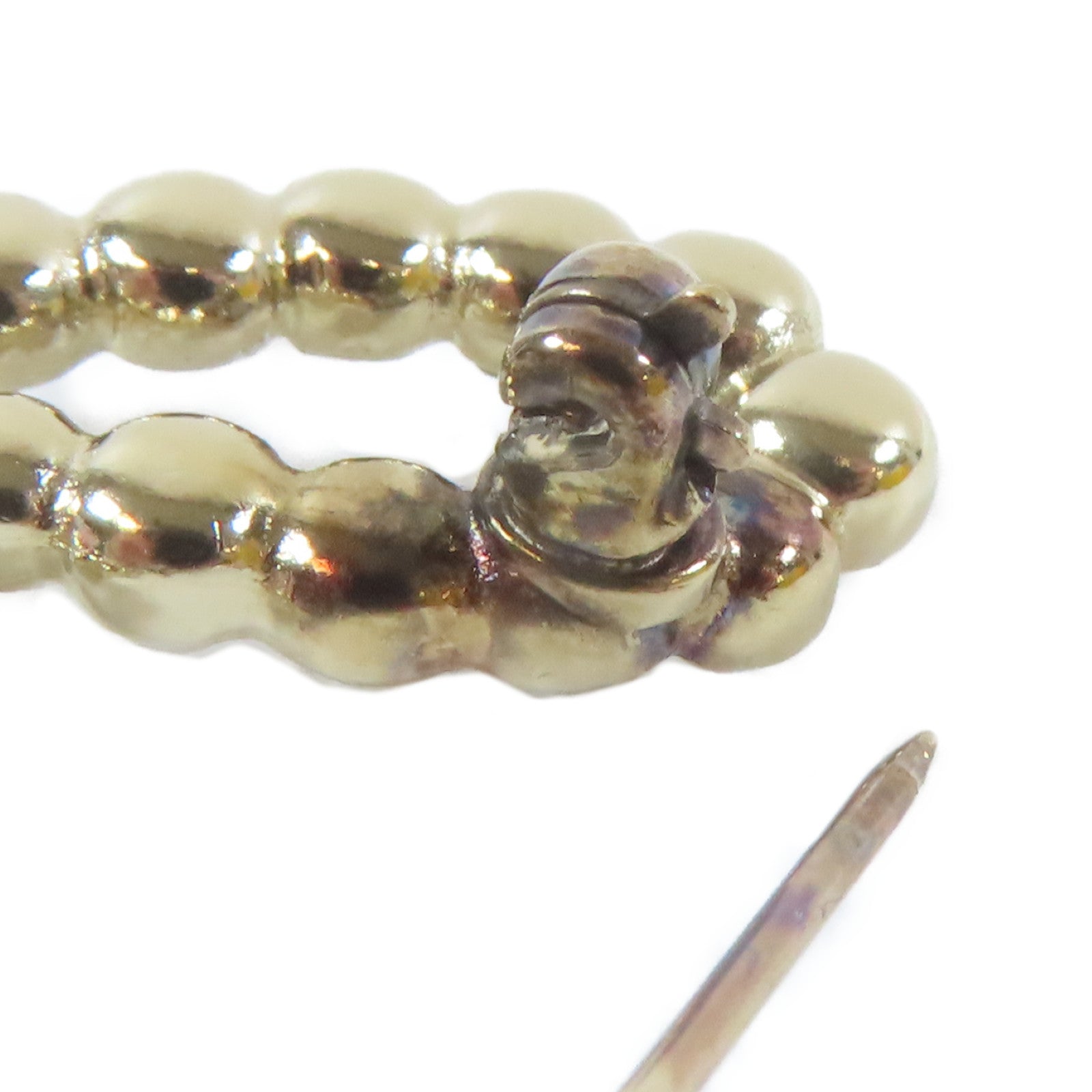 CHANEL 金屬/水晶Brooch胸針金色