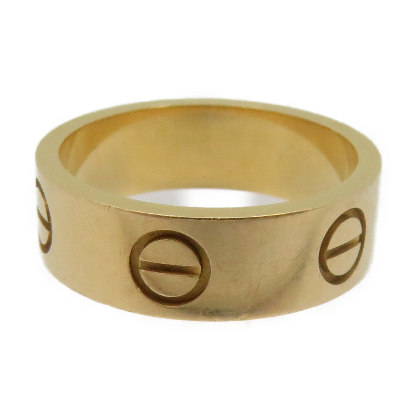 CARTIER 18K玫瑰金Love Ring戒指#49