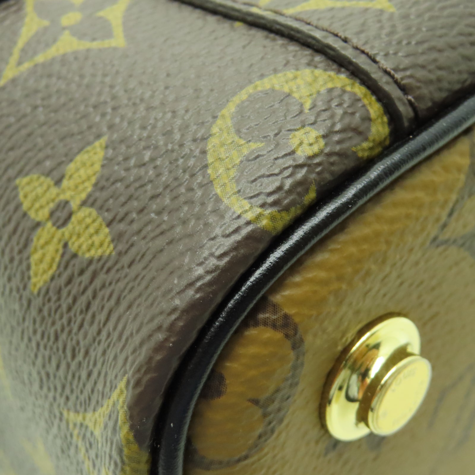 LOUIS VUITTON Monogram Vanity PM金扣手挽肩背兩用袋啡色
