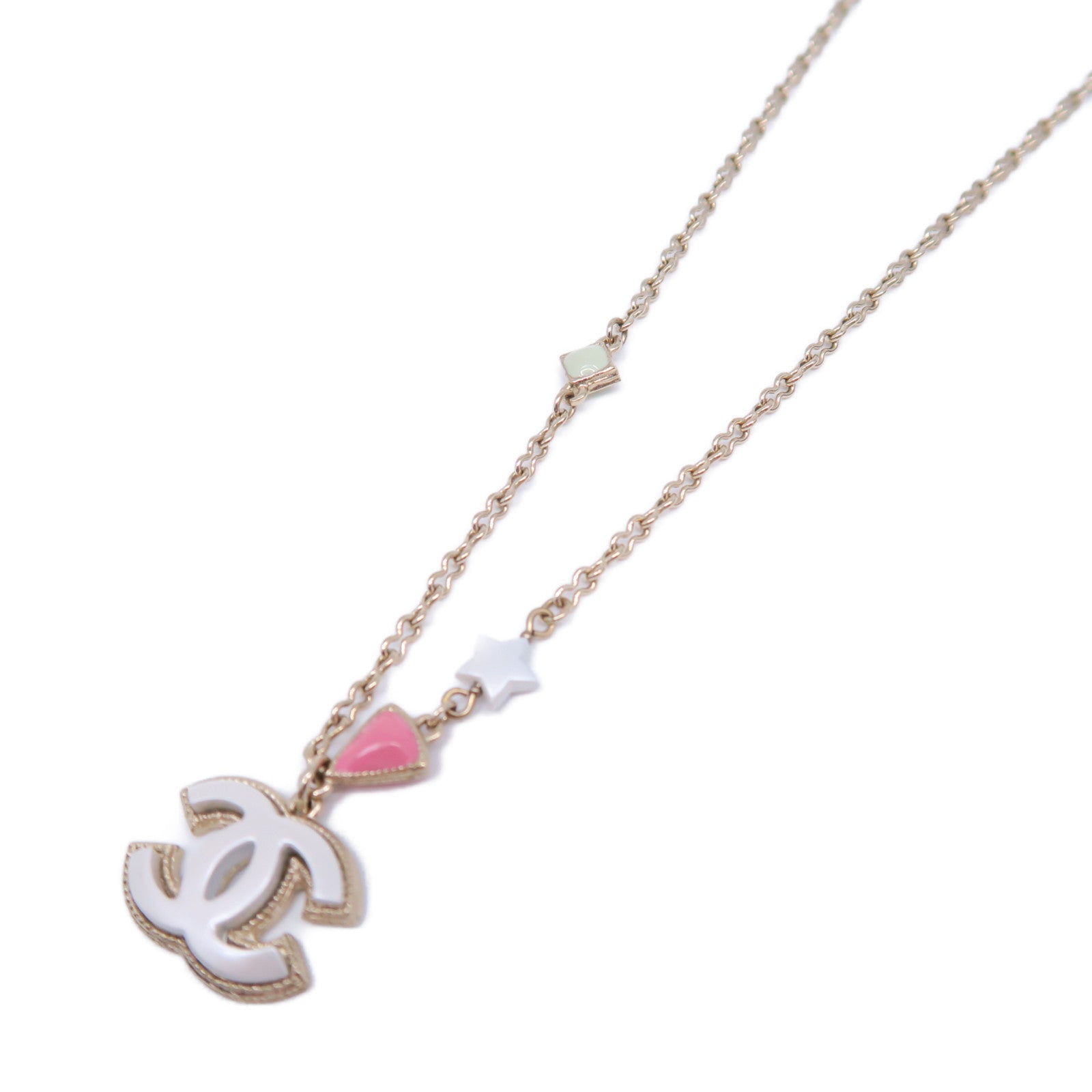 CHANEL 金屬Necklace項鍊金色