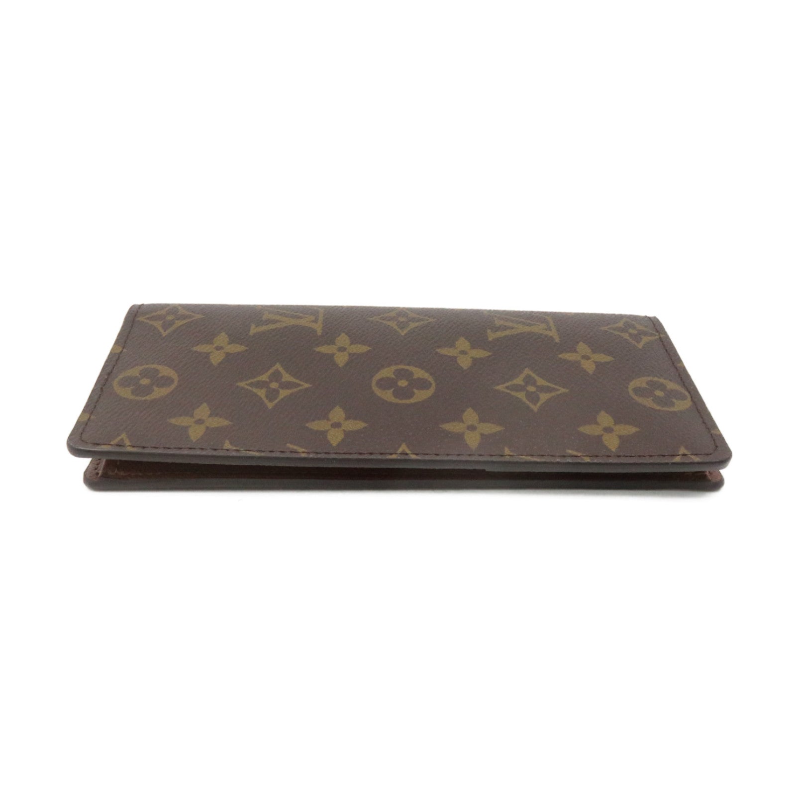 LOUIS VUITTON Monogram Brazza Wallet Long wallet long wallet brown